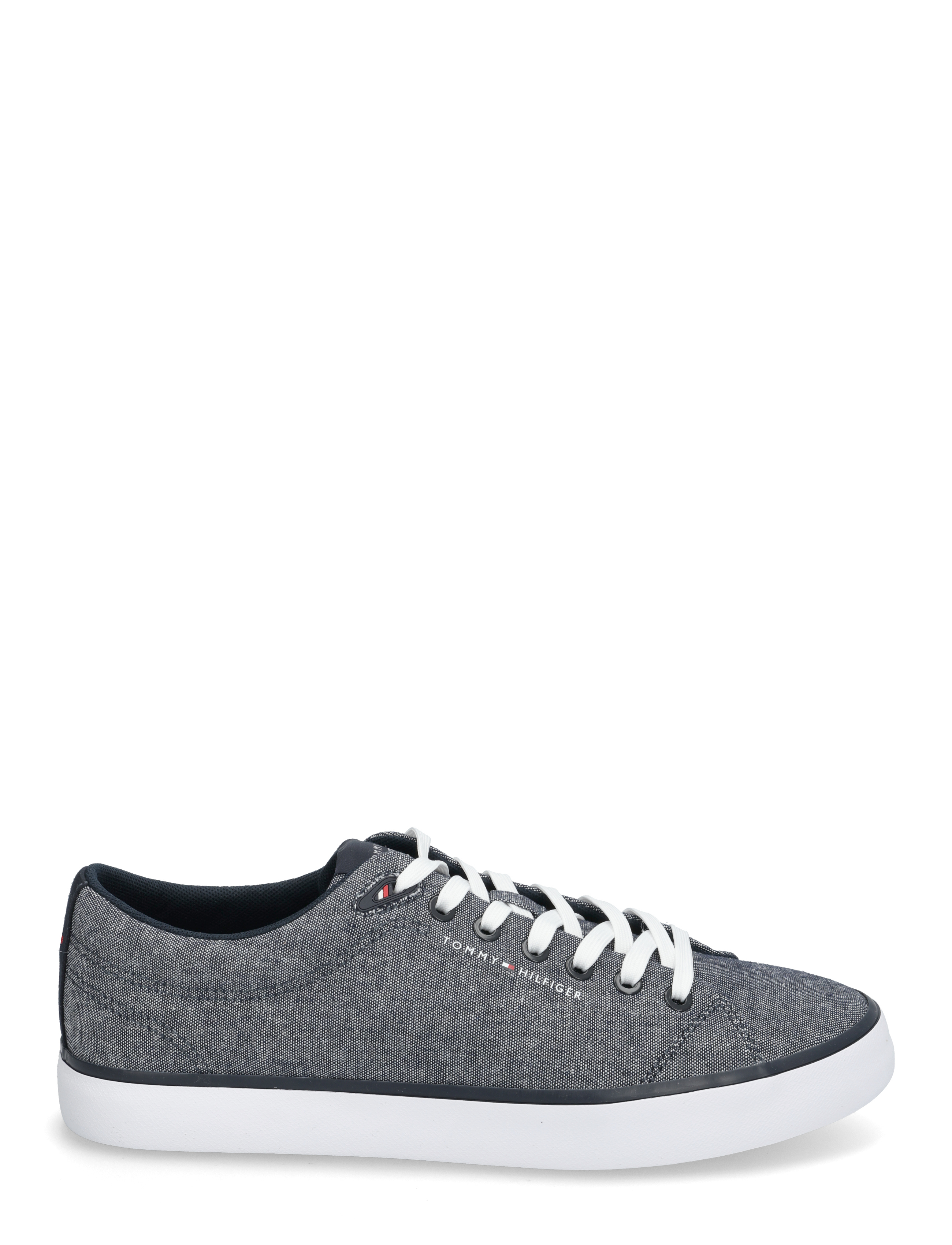 Tommy Hilfiger - TH HI VULC LOW CORE CHAMBRAY - madala säärega tossud - desert sky - 1