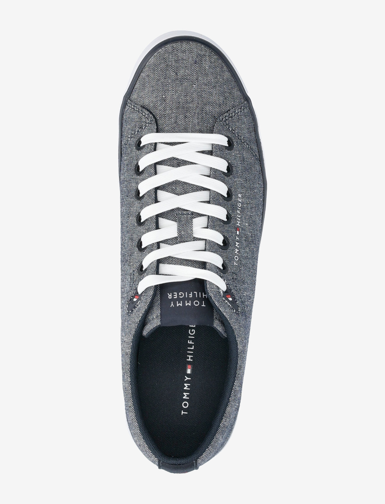 Tommy Hilfiger - TH HI VULC LOW CORE CHAMBRAY - niedriger schnitt - desert sky - 3