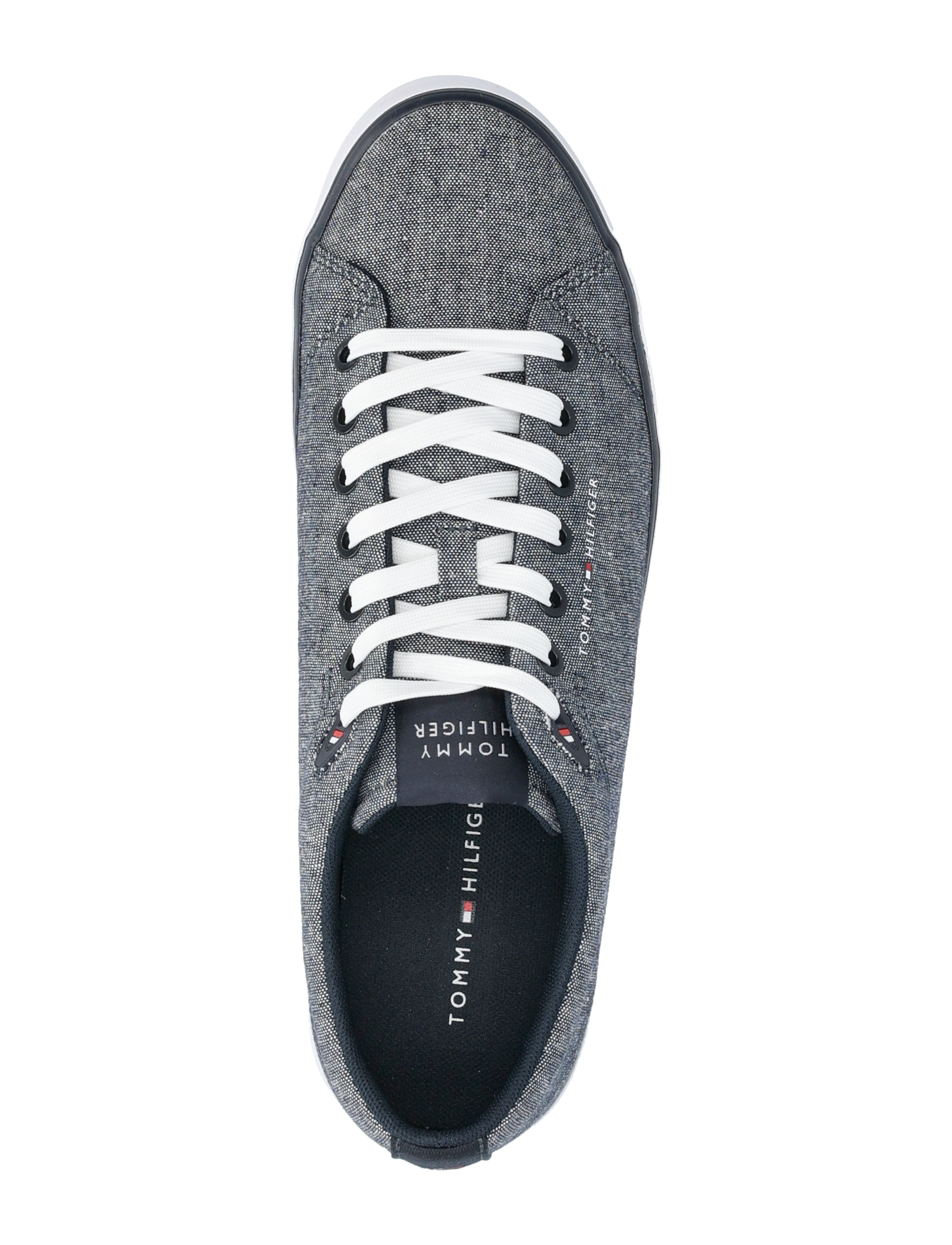 Tommy Hilfiger - TH HI VULC LOW CORE CHAMBRAY - madala säärega tossud - desert sky - 3