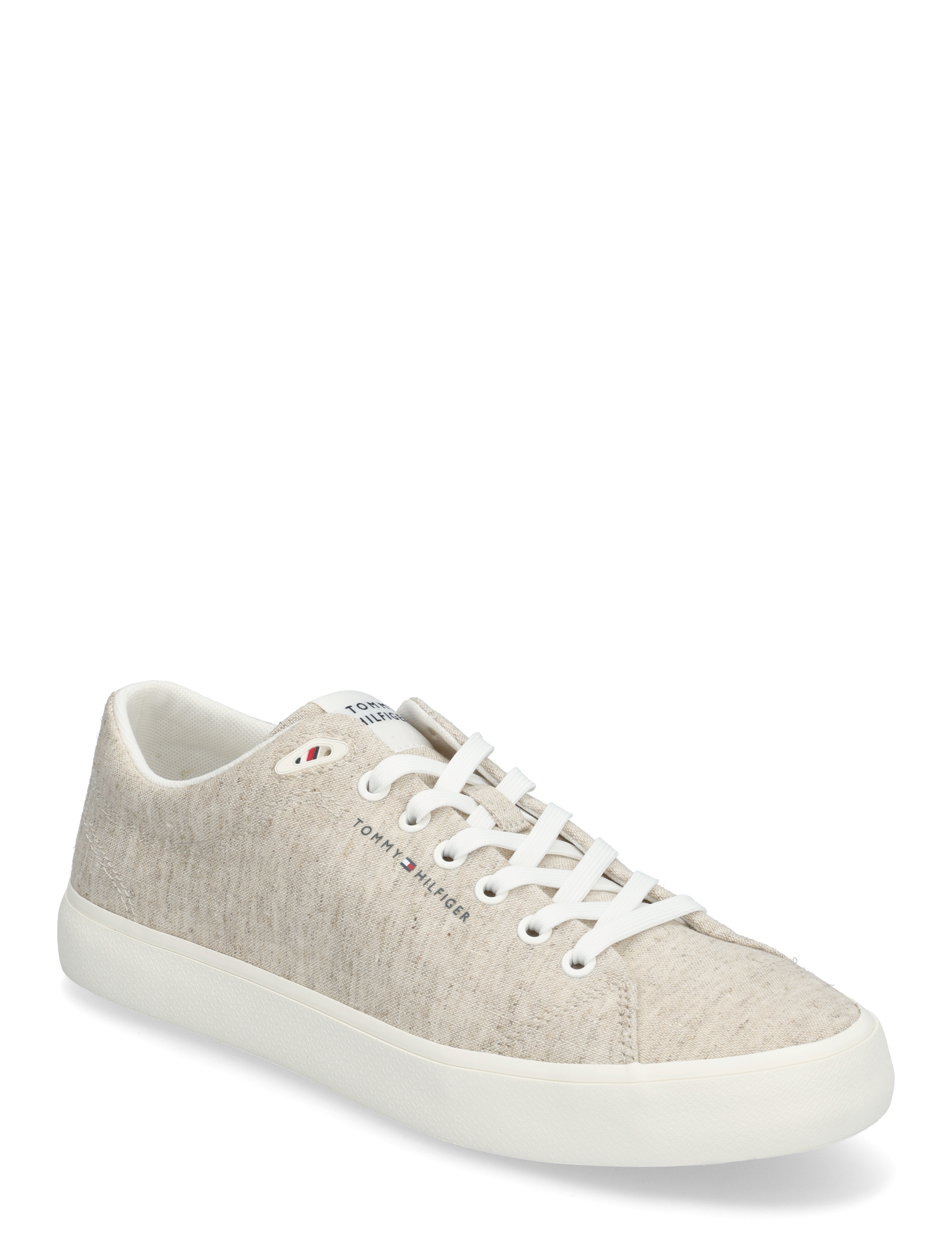 Tommy Hilfiger TH HI VULC LOW CORE CHAMBRAY - Tommy Hilfiger - ECRU / beige