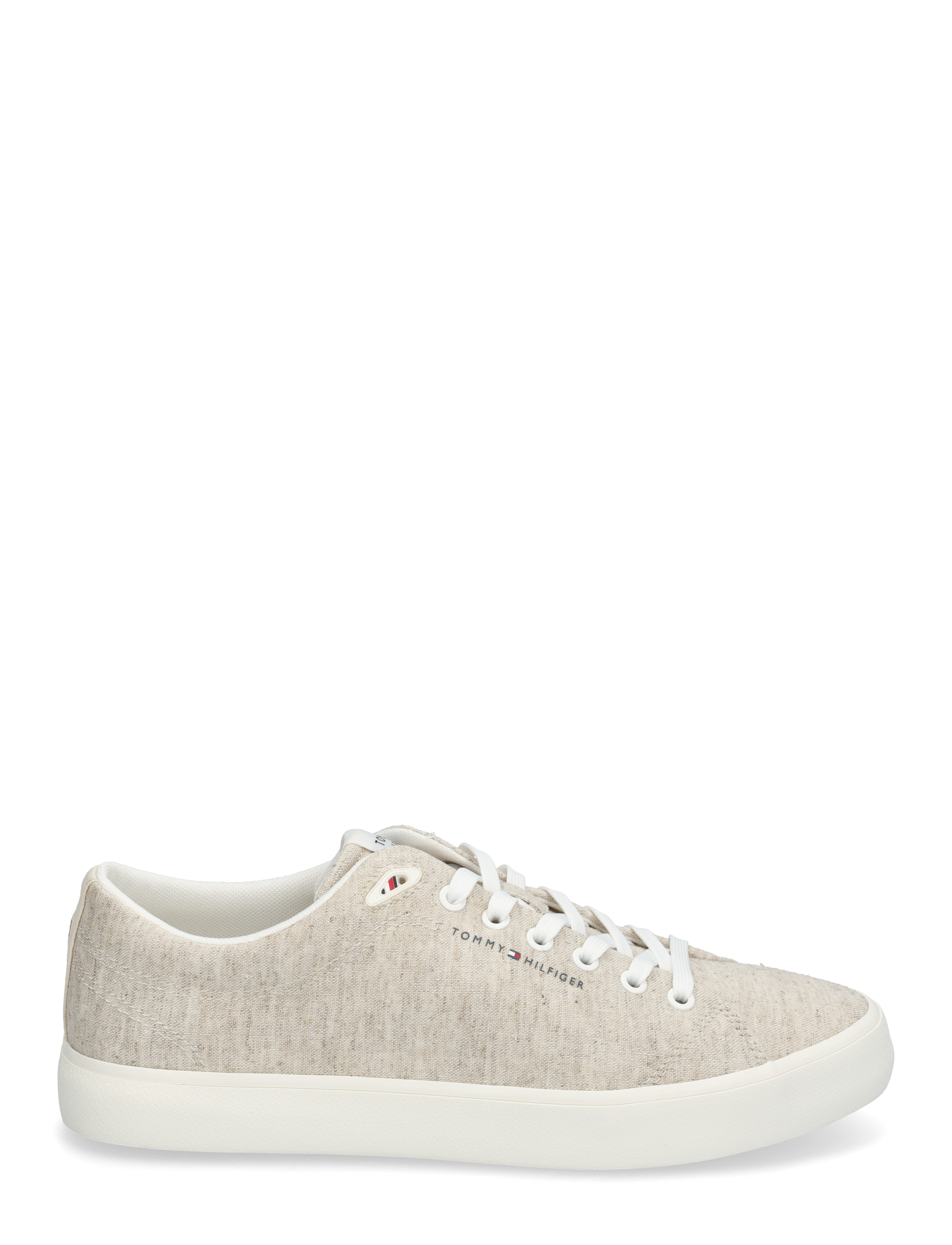 Tommy Hilfiger - TH HI VULC LOW CORE CHAMBRAY - lave sneakers - ecru - 1