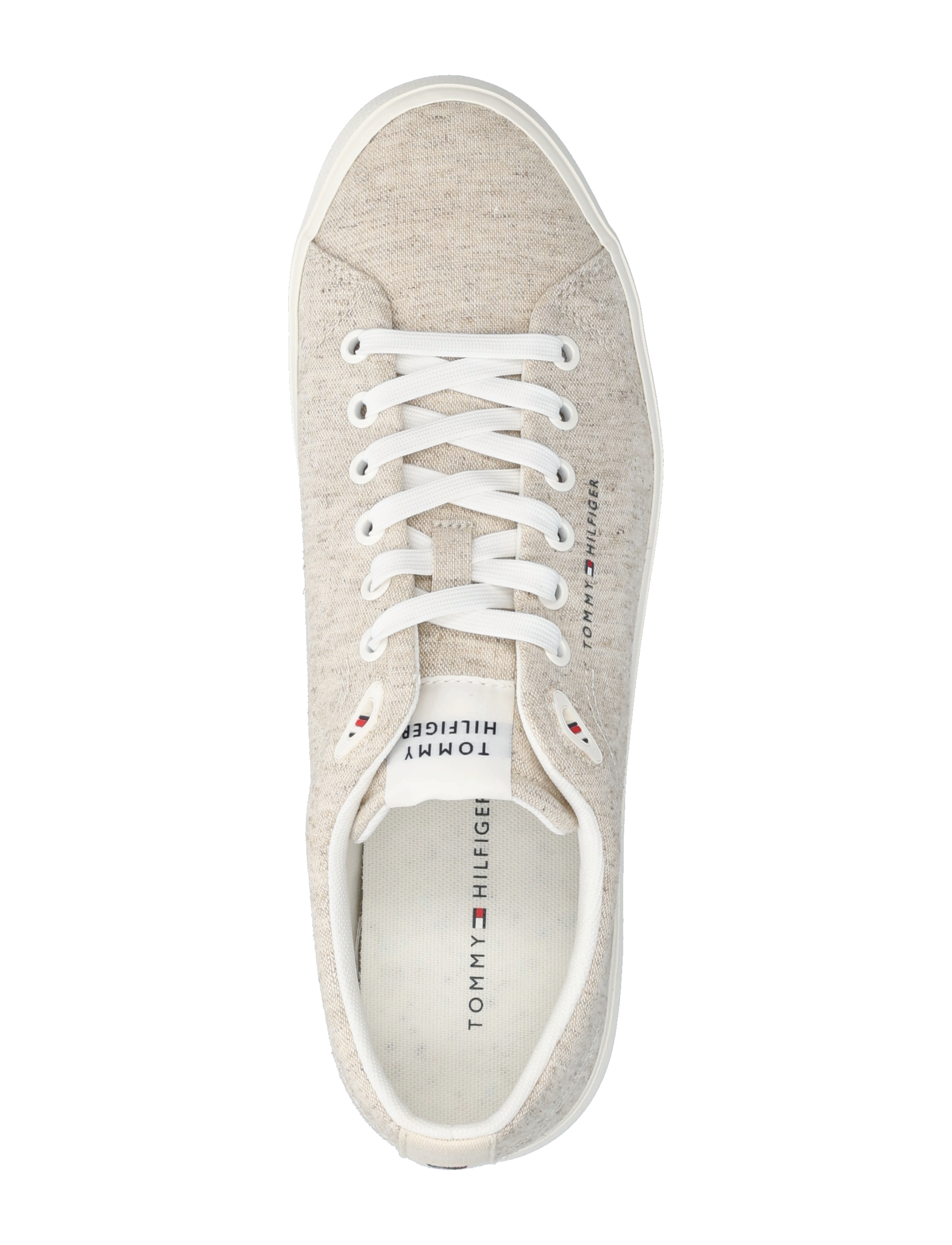 Tommy Hilfiger - TH HI VULC LOW CORE CHAMBRAY - lave sneakers - ecru - 3