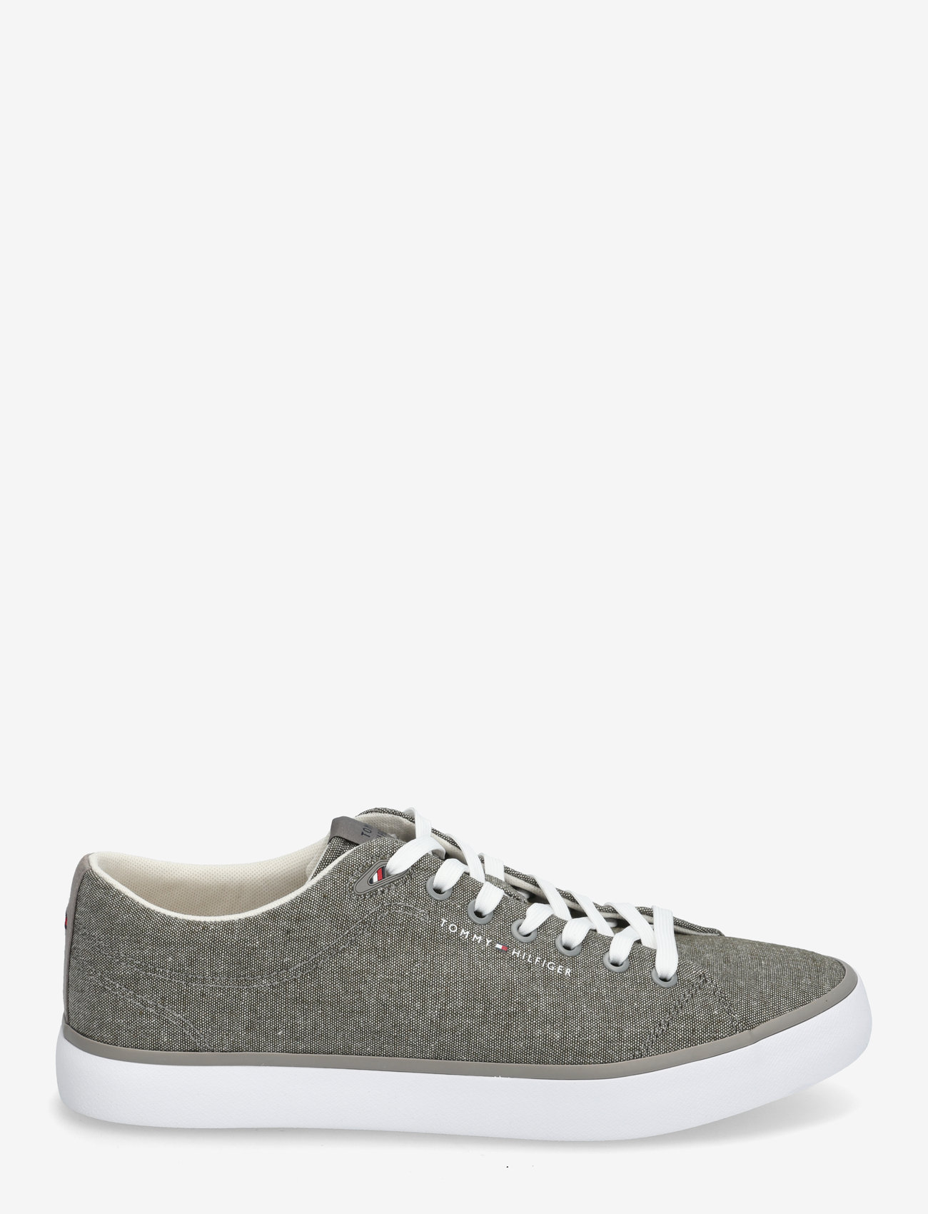 Tommy Hilfiger - TH HI VULC LOW CORE CHAMBRAY - niedriger schnitt - pewter grey - 1