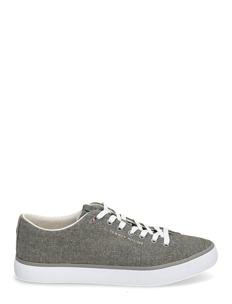 Tommy Hilfiger - TH HI VULC LOW CORE CHAMBRAY - low tops - pewter grey - 1