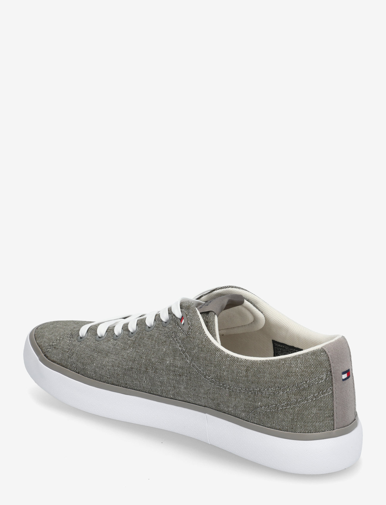 Tommy Hilfiger - TH HI VULC LOW CORE CHAMBRAY - niedriger schnitt - pewter grey - 2