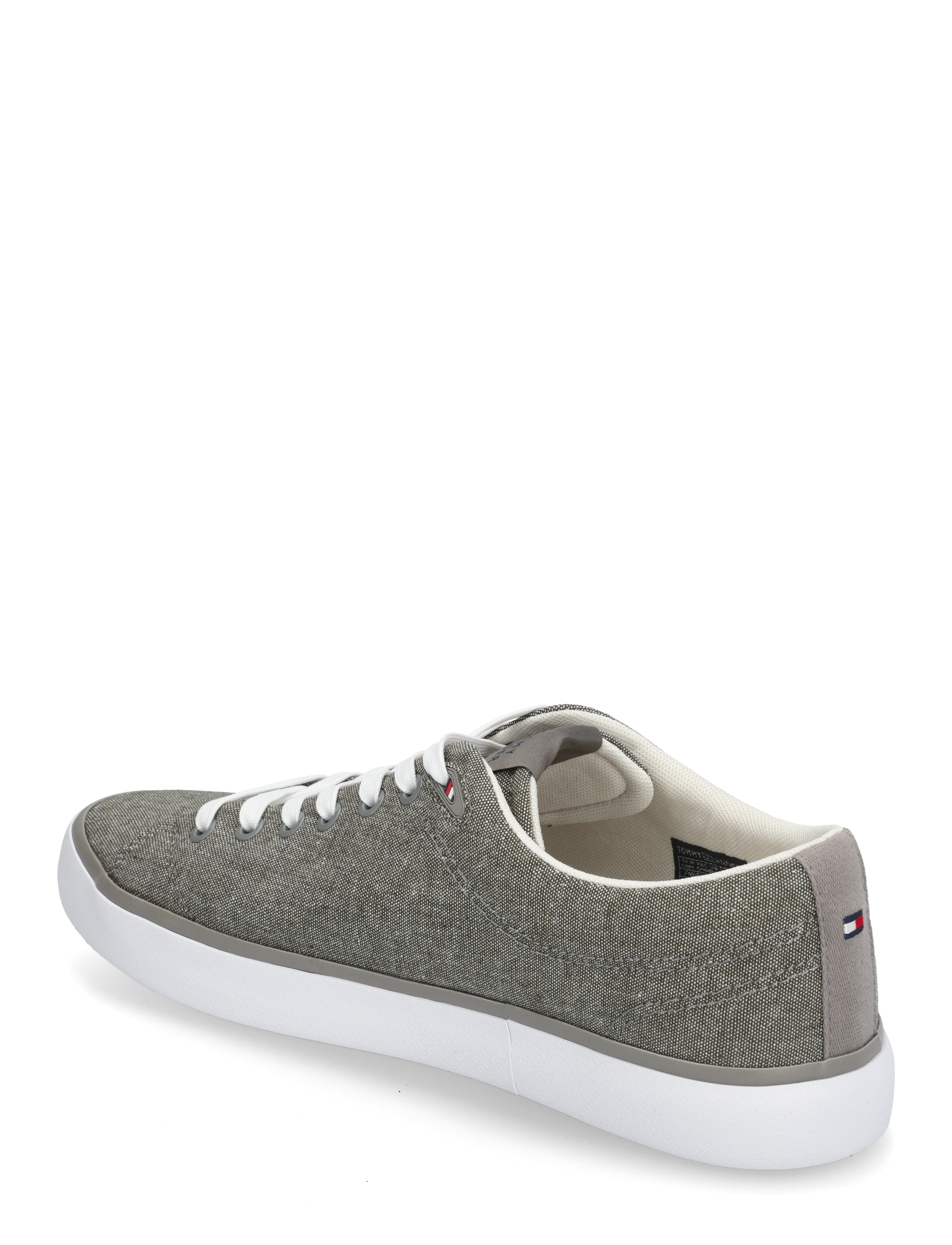 Tommy Hilfiger - TH HI VULC LOW CORE CHAMBRAY - niedriger schnitt - pewter grey - 2
