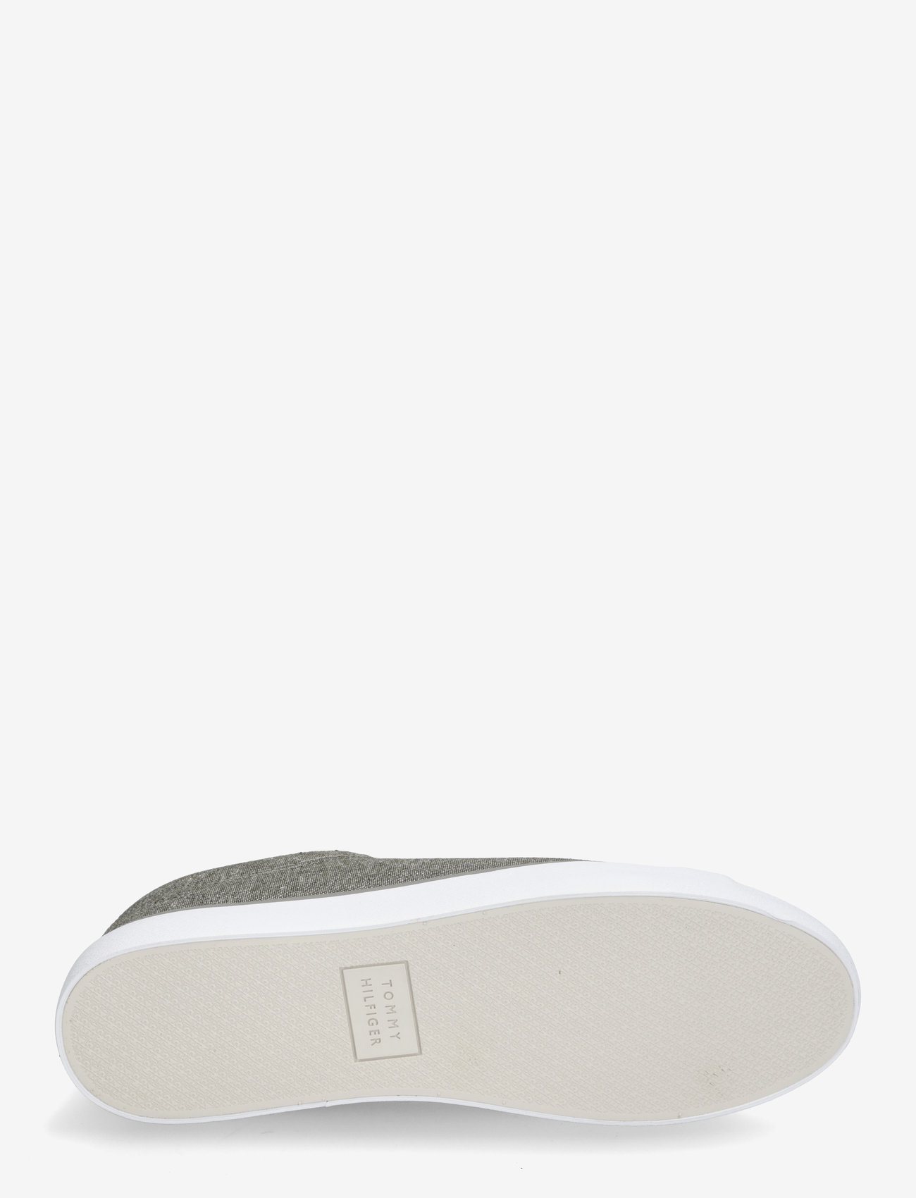 Tommy Hilfiger - TH HI VULC LOW CORE CHAMBRAY - niedriger schnitt - pewter grey - 4