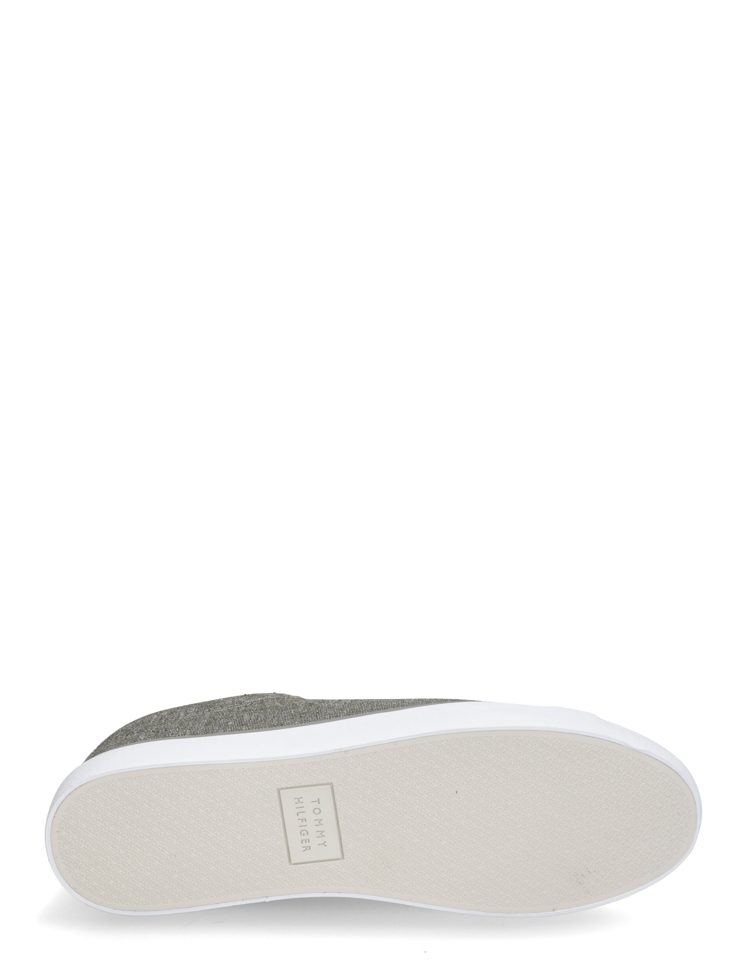 Tommy Hilfiger - TH HI VULC LOW CORE CHAMBRAY - niedriger schnitt - pewter grey - 4