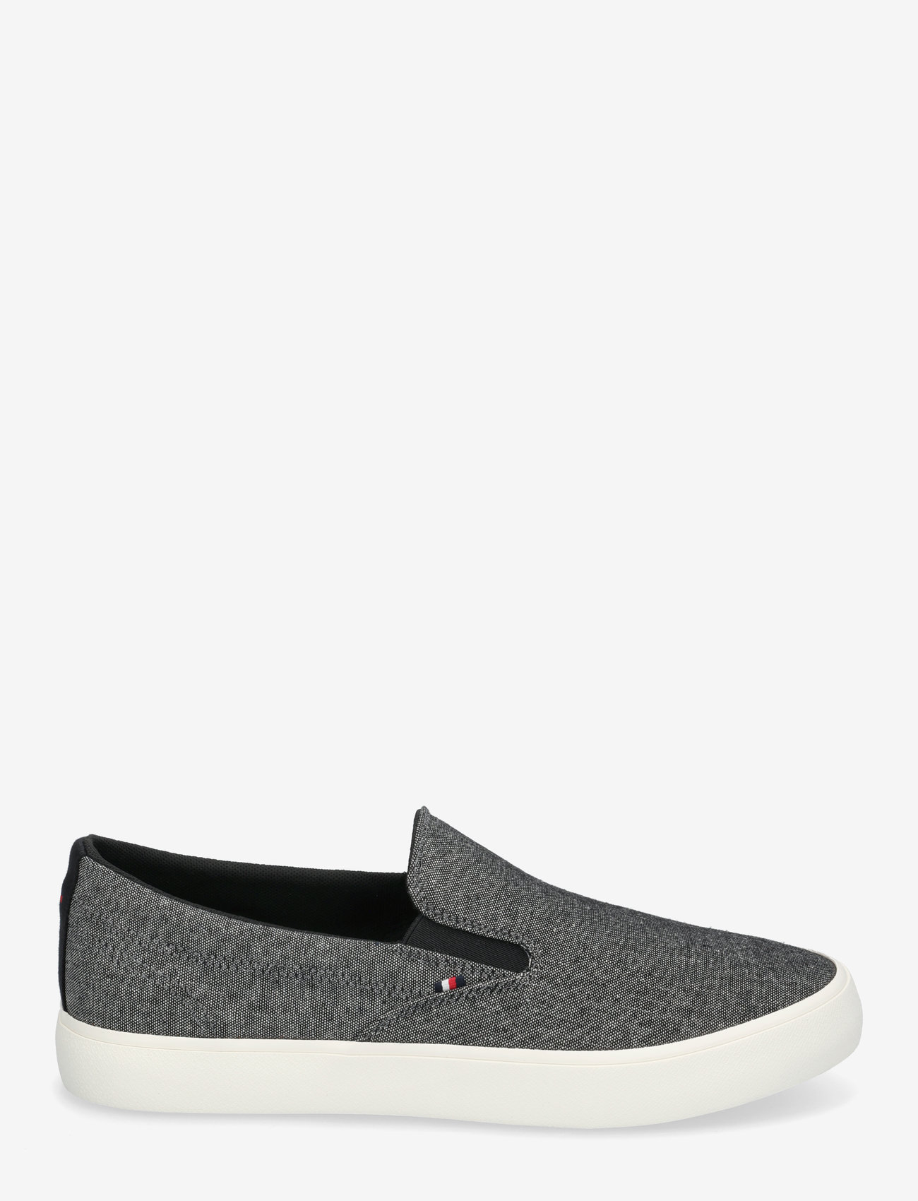 Tommy Hilfiger - TH HI VULC LOW SLIP ON CH - slip-on sneakers - black - 1