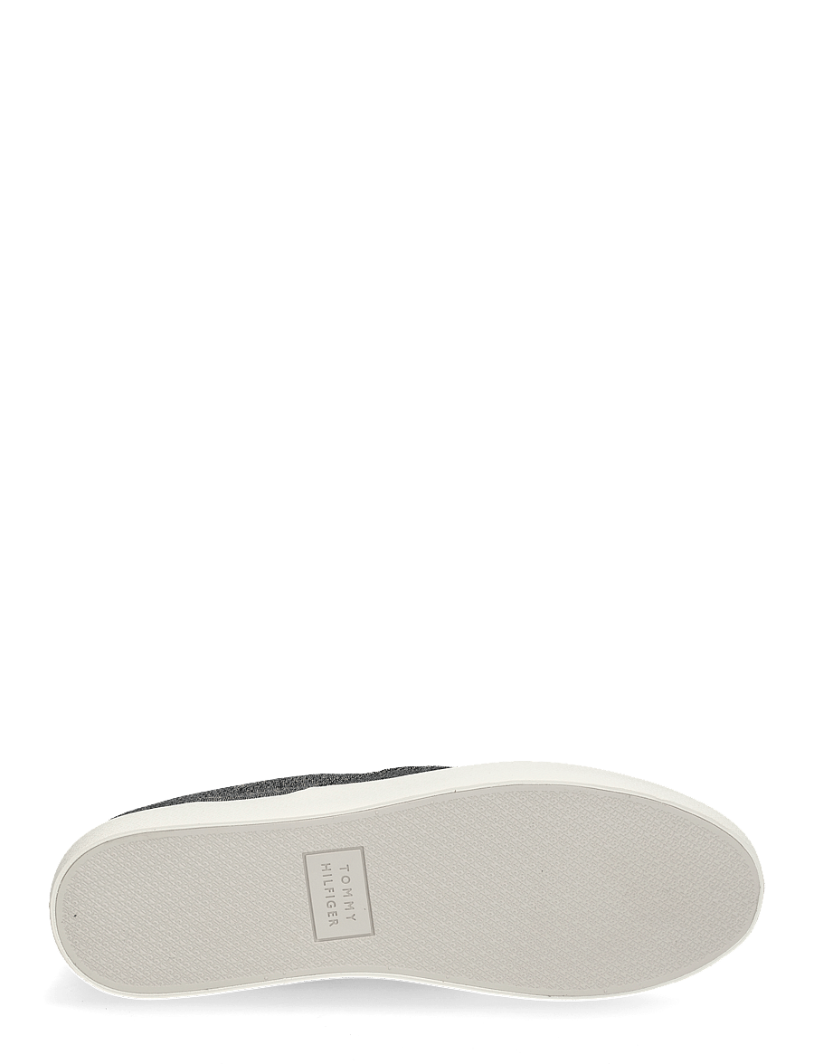 Tommy Hilfiger - TH HI VULC LOW SLIP ON CH - laisvalaikio batai be raištelių - black - 4