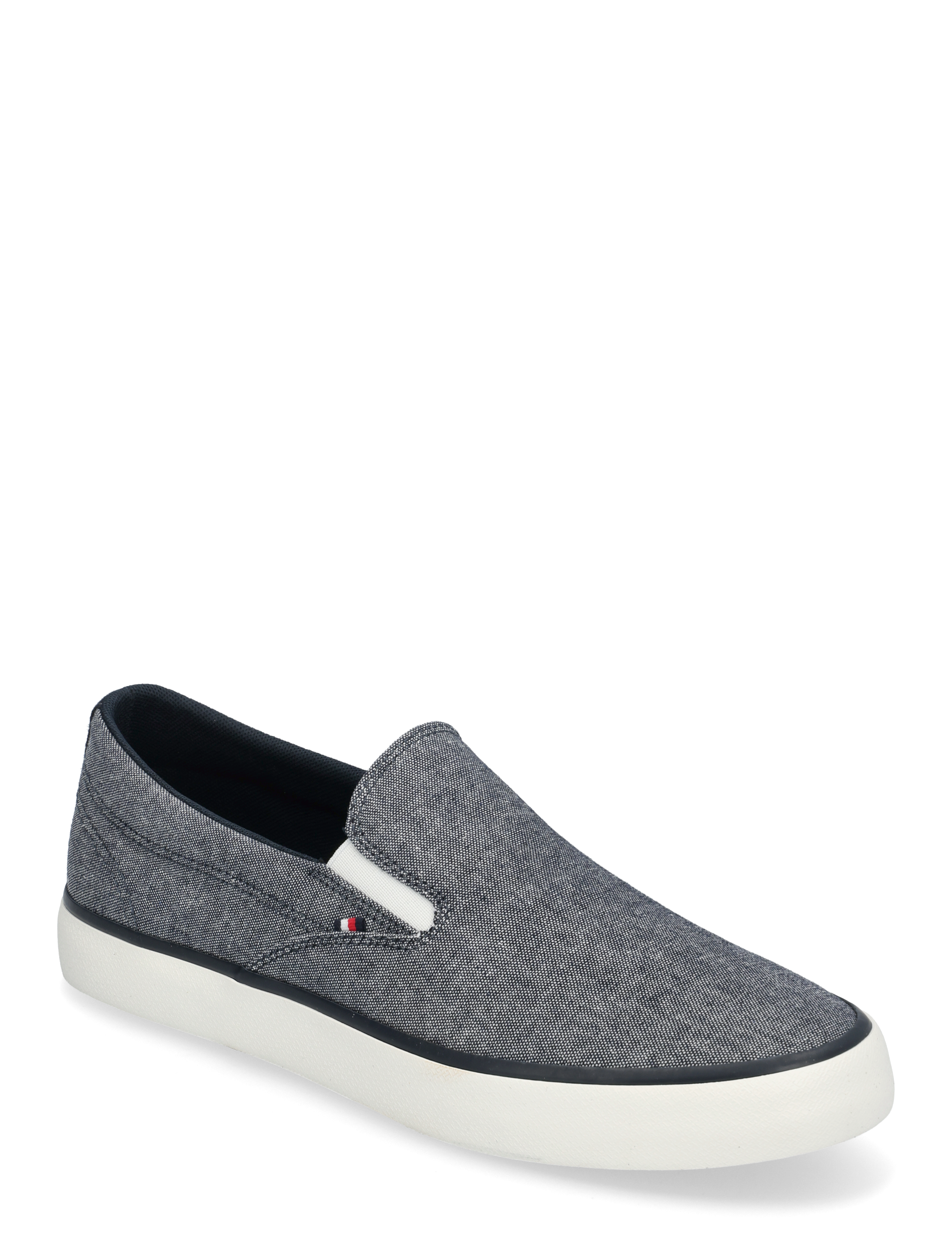 Tommy Hilfiger TH HI VULC LOW SLIP ON CH - Slip on sneakers - DESERT SKY / navy