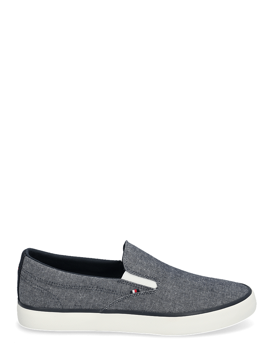 Tommy Hilfiger - TH HI VULC LOW SLIP ON CH - baskets slip-ons - desert sky - 1
