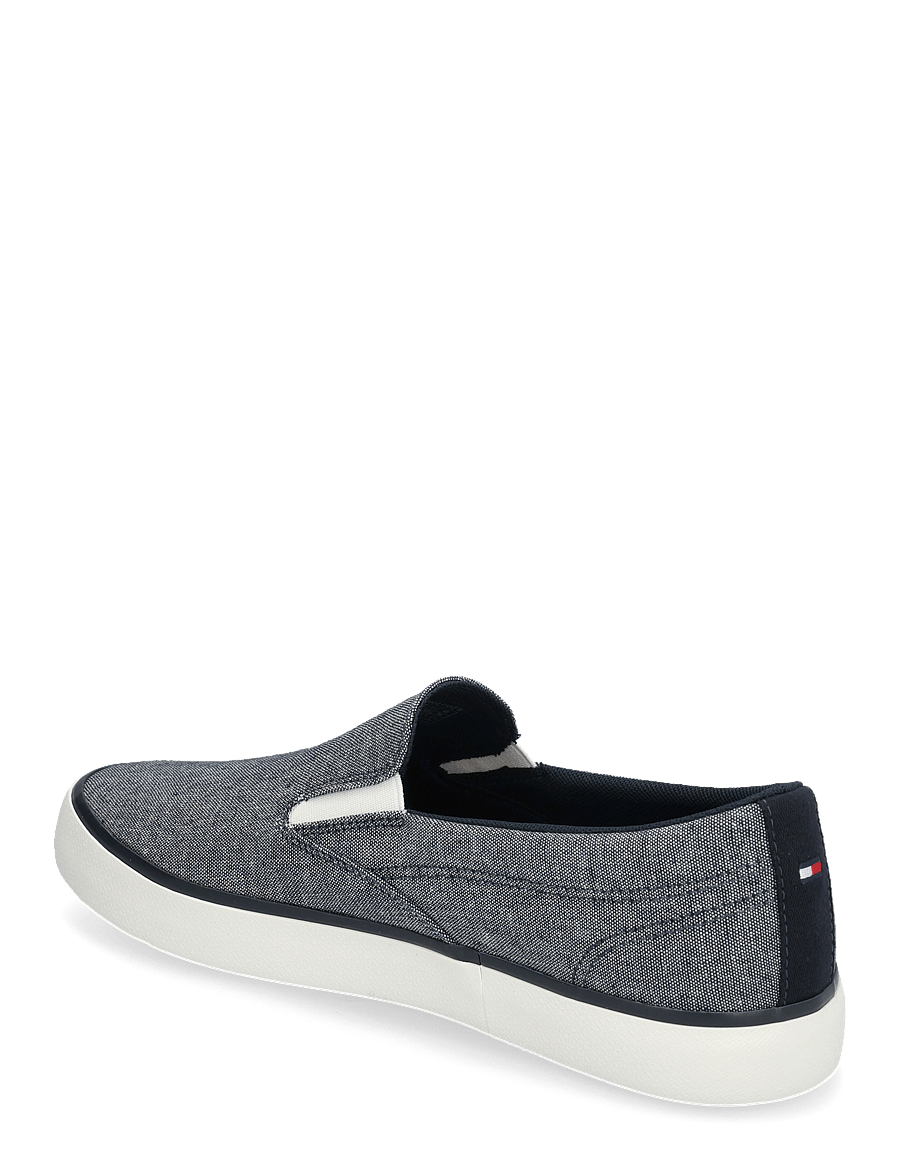 Tommy Hilfiger - TH HI VULC LOW SLIP ON CH - baskets slip-ons - desert sky - 2