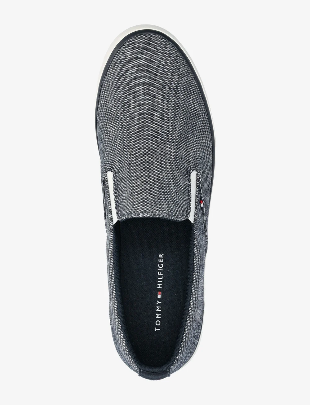 Tommy Hilfiger - TH HI VULC LOW SLIP ON CH - slip on sneakers - desert sky - 3