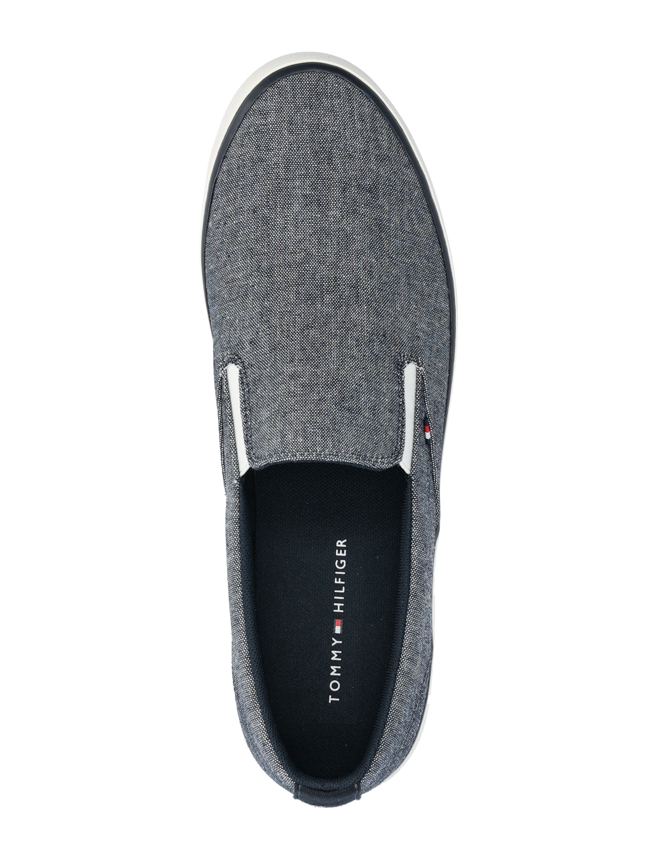 Tommy Hilfiger - TH HI VULC LOW SLIP ON CH - slip-on sneakers - desert sky - 3
