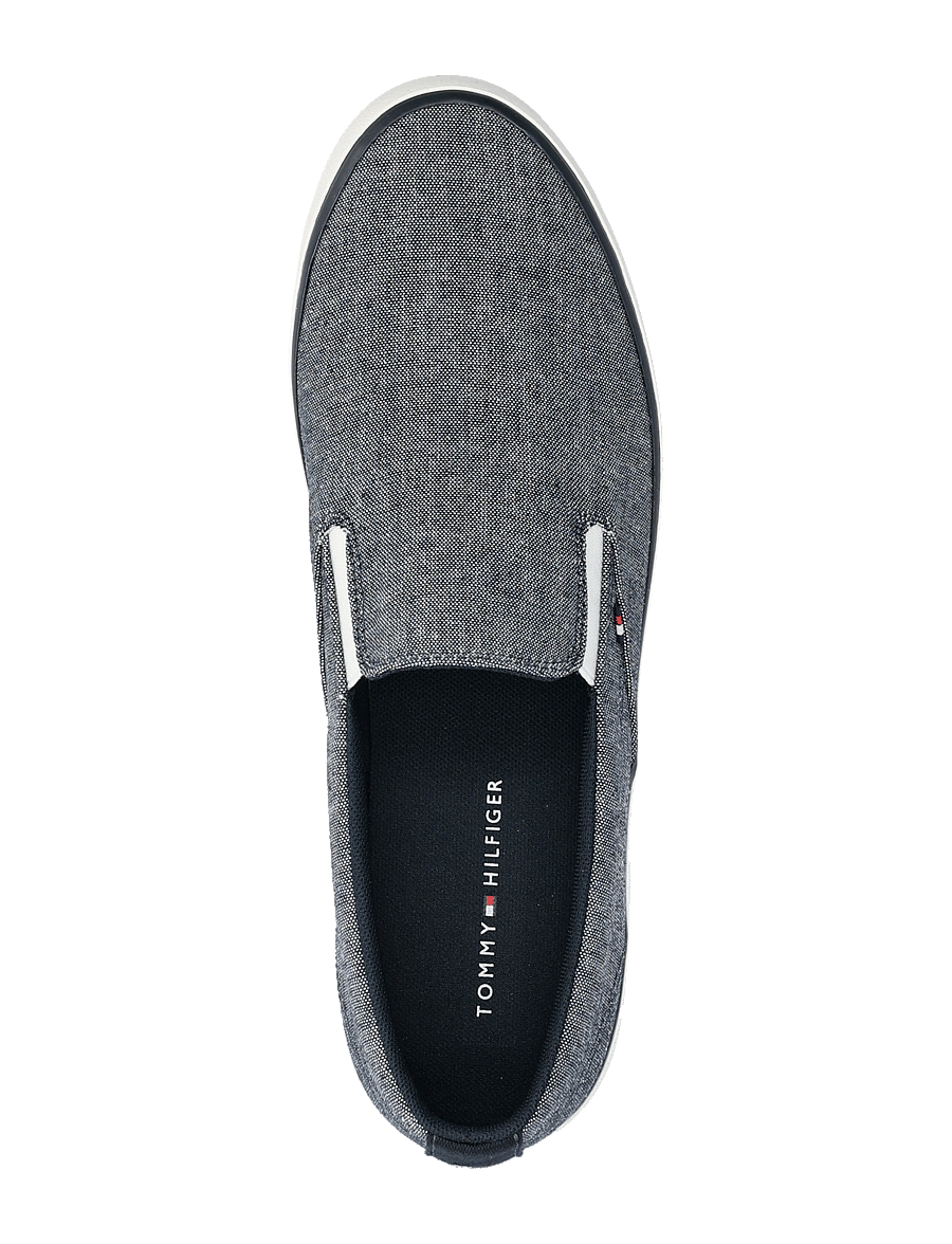 Tommy Hilfiger - TH HI VULC LOW SLIP ON CH - baskets slip-ons - desert sky - 3