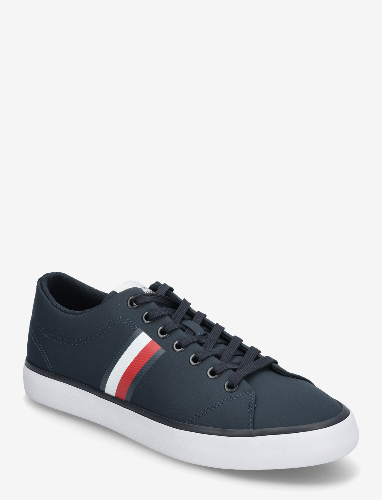 Tommy Hilfiger - TH HI VULC LOW CORE STRIPES MESH - låga sneakers - desert sky - 0