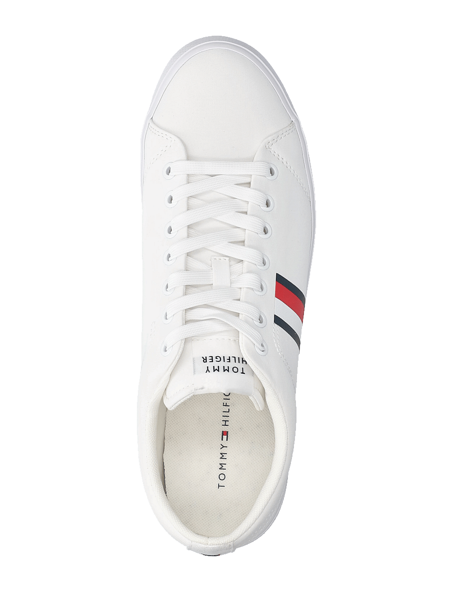 Tommy Hilfiger - TH HI VULC LOW CORE STRIPES MESH - white - 3