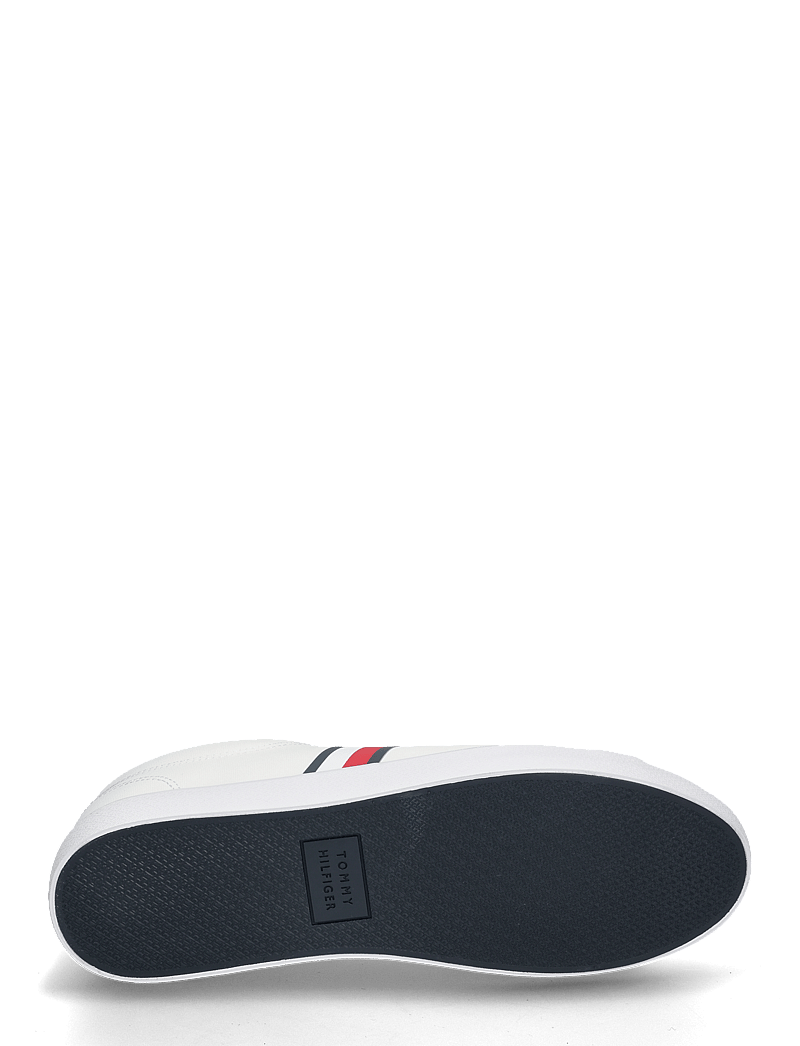 Tommy Hilfiger - TH HI VULC LOW CORE STRIPES MESH - matalavartiset tennarit - white - 4
