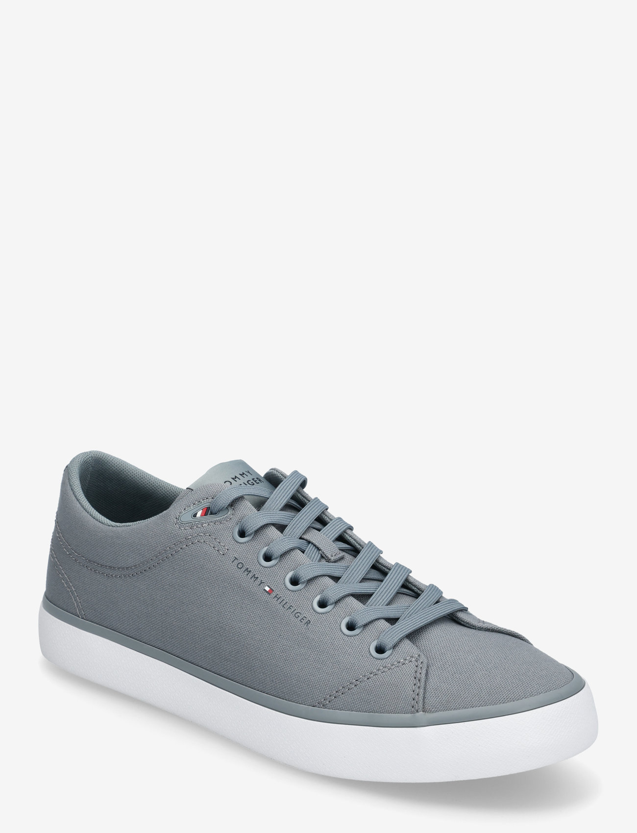 Tommy Hilfiger - TH HI VULC LOW CORE CANVAS - niedriger schnitt - overcast grey - 0