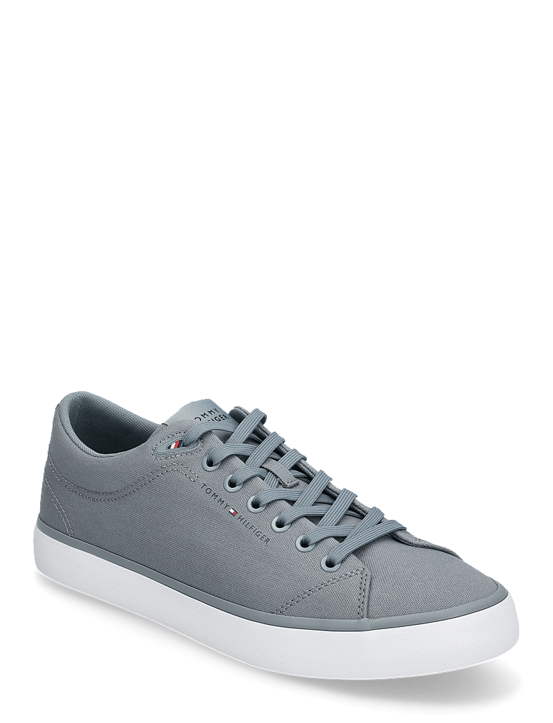 Tommy Hilfiger - TH HI VULC LOW CORE CANVAS - lave sneakers - overcast grey - 0