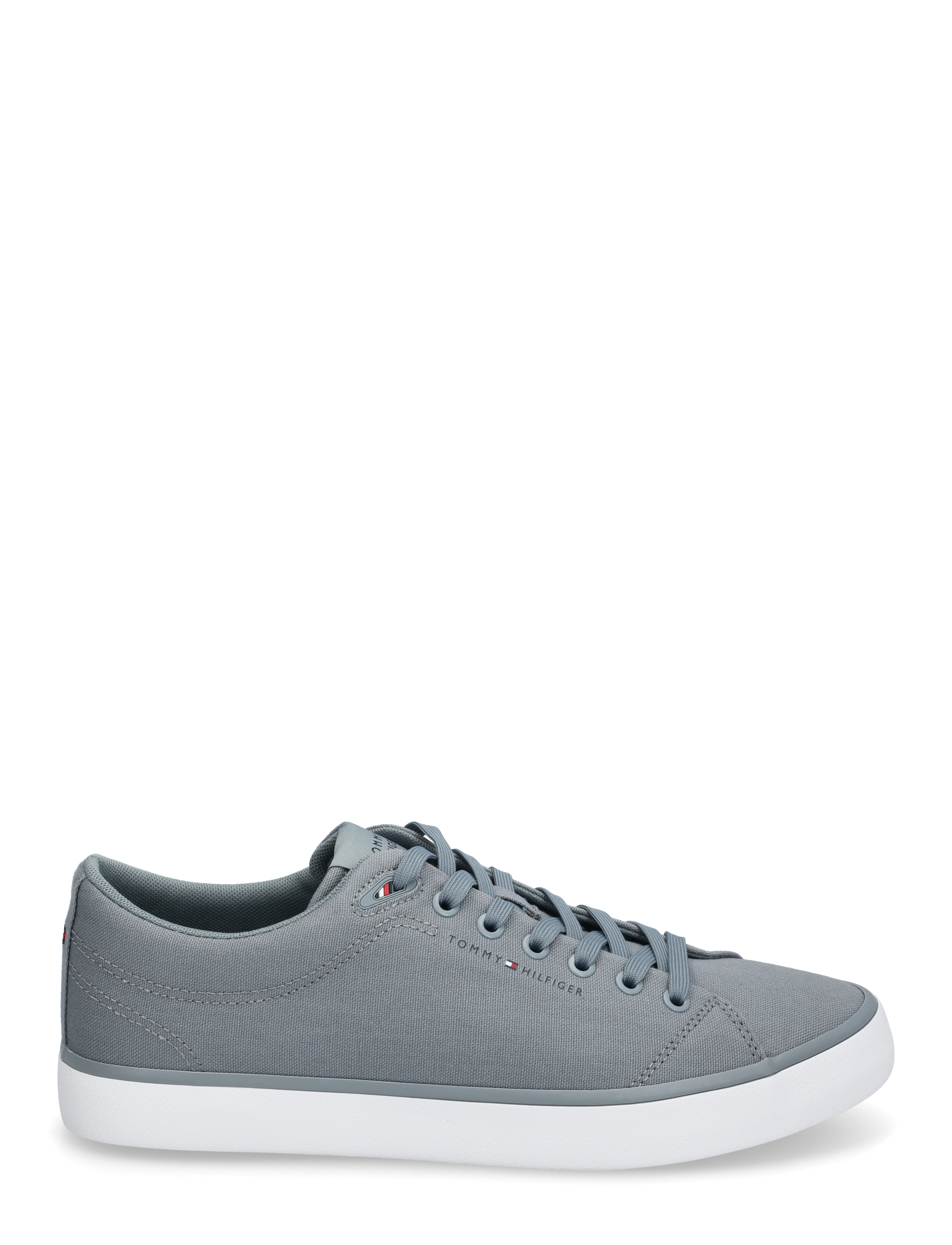 Tommy Hilfiger - TH HI VULC LOW CORE CANVAS - overcast grey - 1