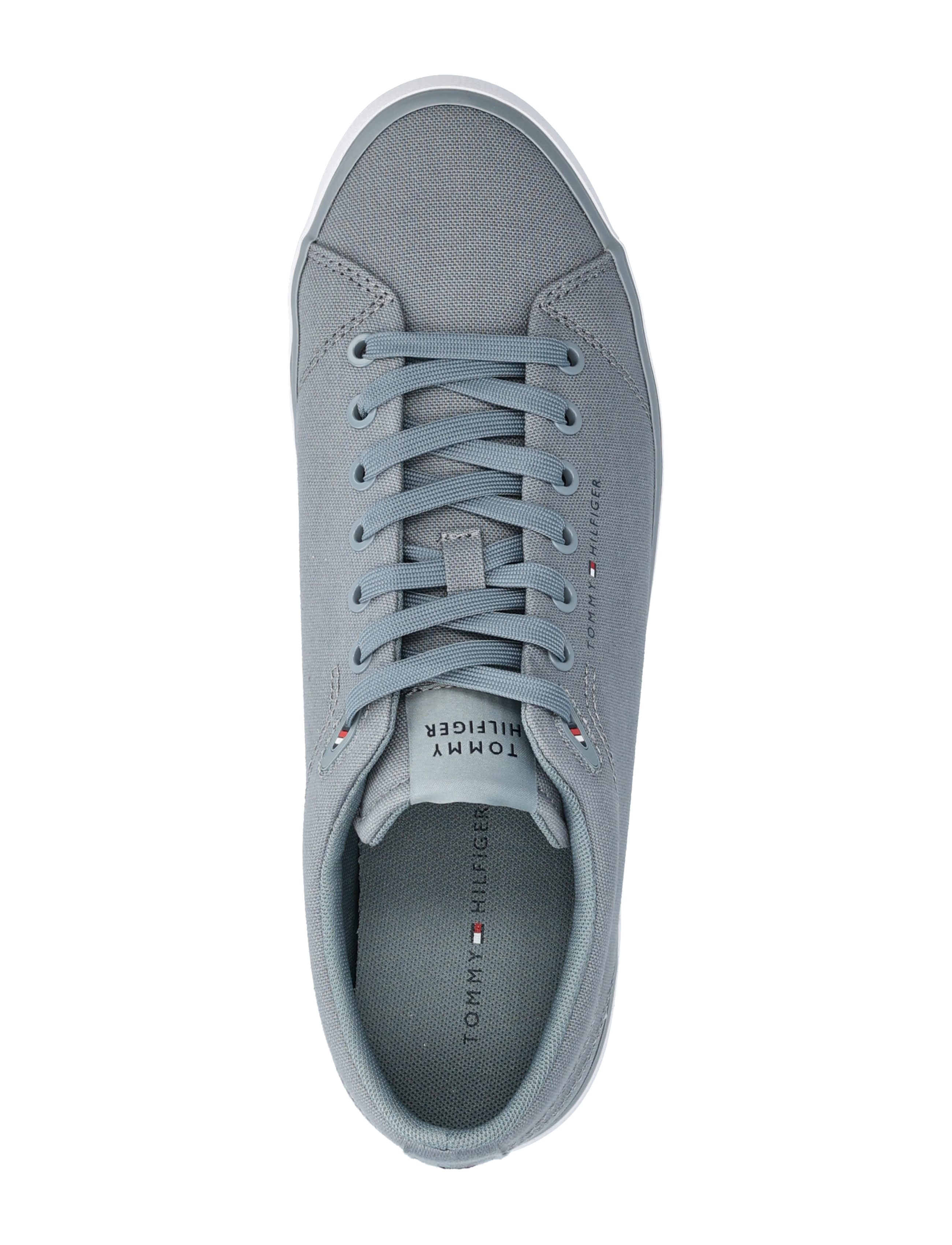 Tommy Hilfiger - TH HI VULC LOW CORE CANVAS - overcast grey - 3