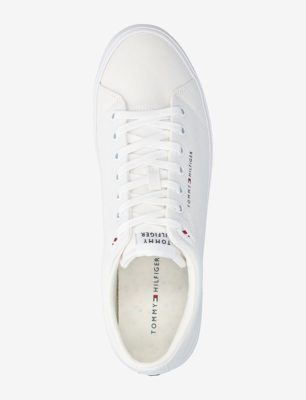 Tommy Hilfiger - TH HI VULC LOW CORE CANVAS - kõrge säärega tossud - white - 3
