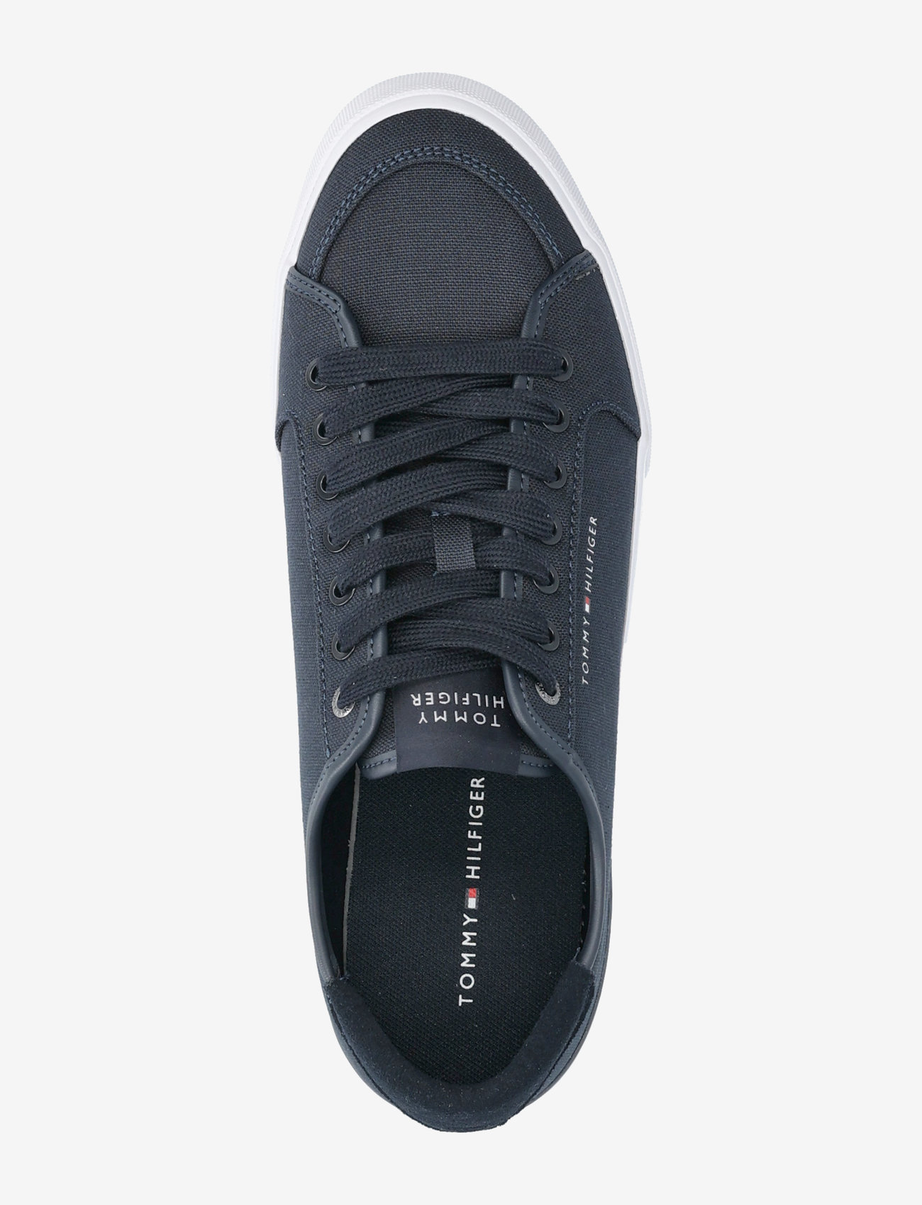 Tommy Hilfiger - CORE CORPORATE VULC CANVAS - low tops - desert sky - 3