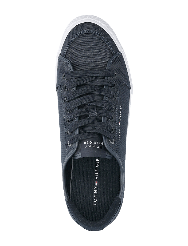 Tommy Hilfiger - CORE CORPORATE VULC CANVAS - matalavartiset tennarit - desert sky - 3
