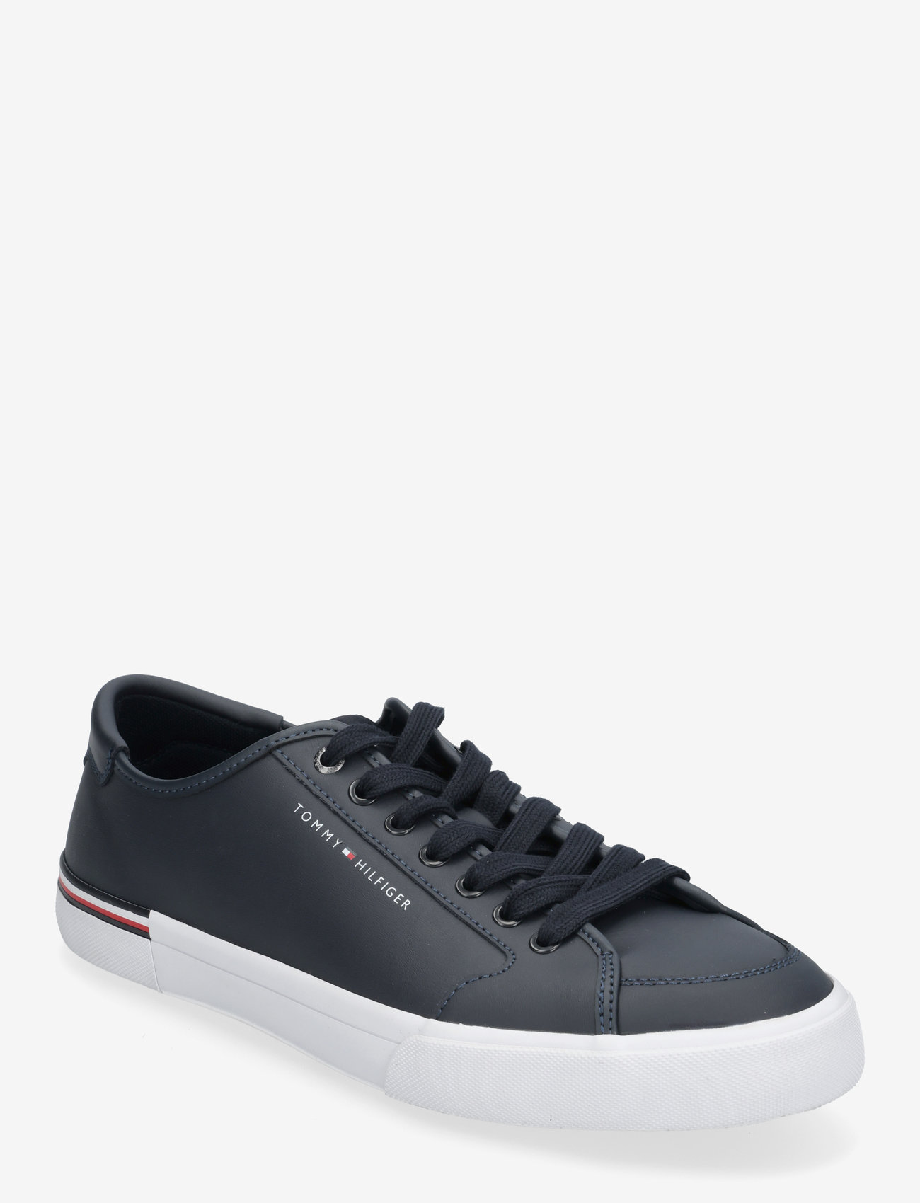 Tommy Hilfiger - CORE CORPORATE VULC LEATHER - lave sneakers - desert sky - 0