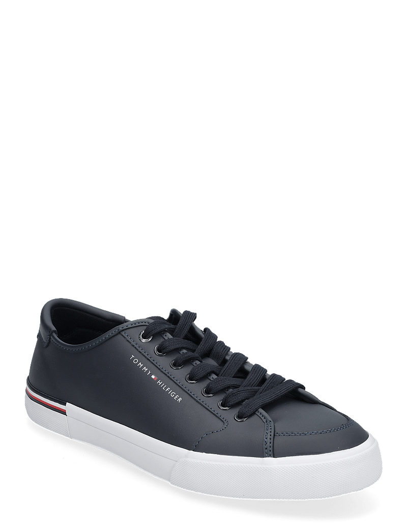 Tommy Hilfiger - CORE CORPORATE VULC LEATHER - låga sneakers - desert sky - 0