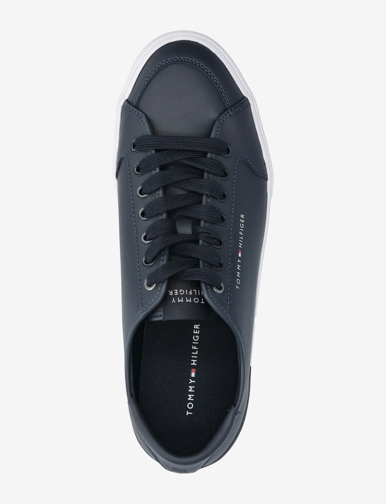 Tommy Hilfiger - CORE CORPORATE VULC LEATHER - lave sneakers - desert sky - 3