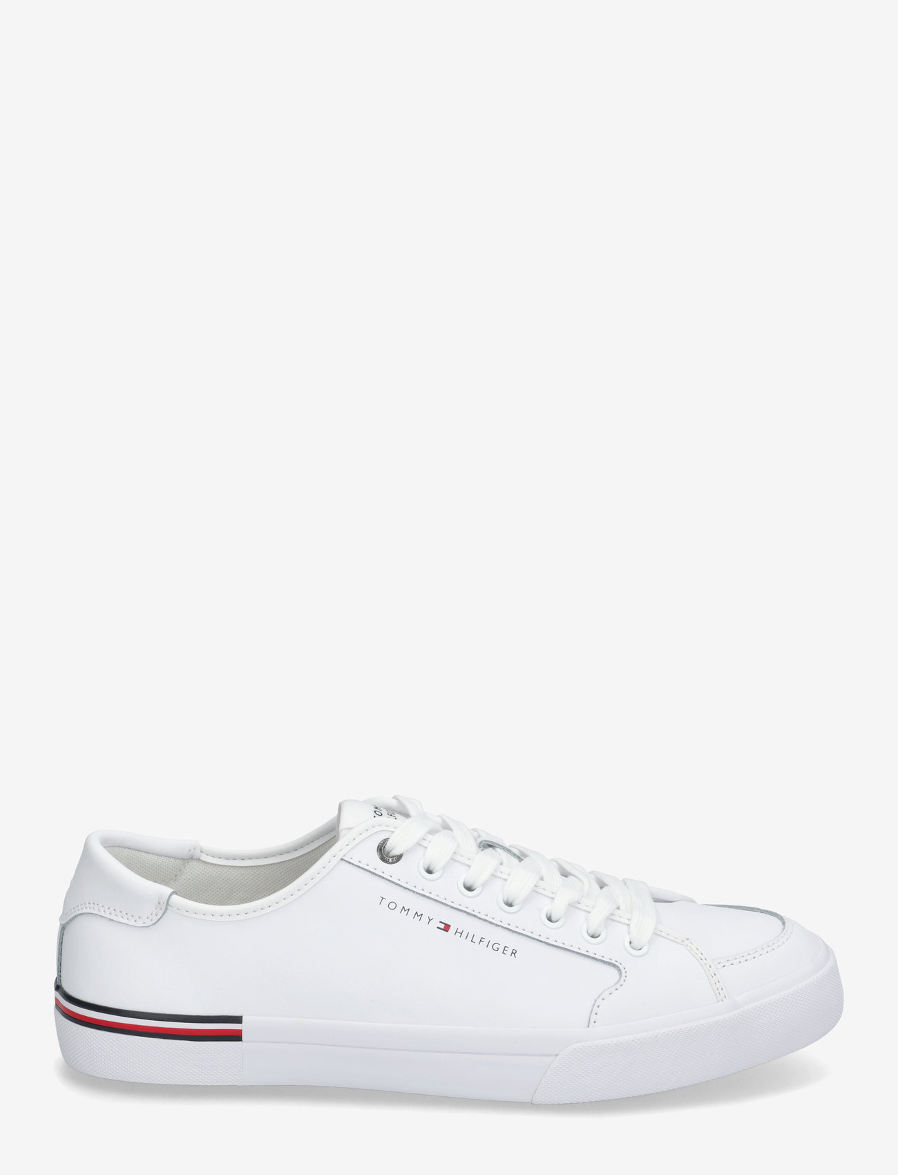 Tommy Hilfiger - CORE CORPORATE VULC LEATHER - låga sneakers - white - 1