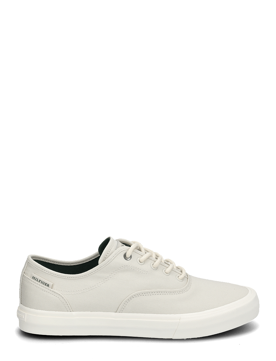 Tommy Hilfiger - TH HI VULC LOW OXFORD TWILL - low-top sneaker - alabaster - 1