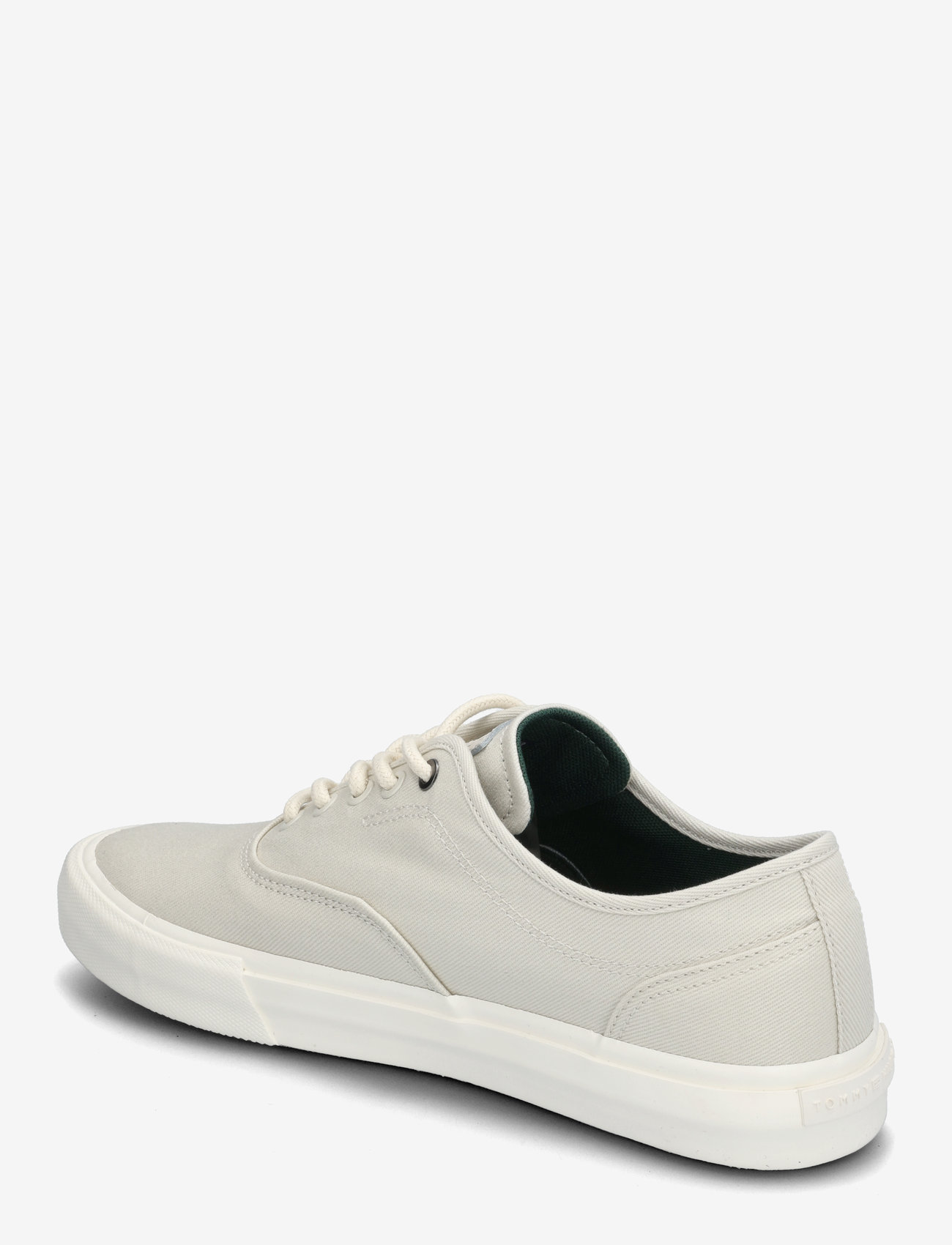 Tommy Hilfiger - TH HI VULC LOW OXFORD TWILL - madala säärega tossud - alabaster - 2