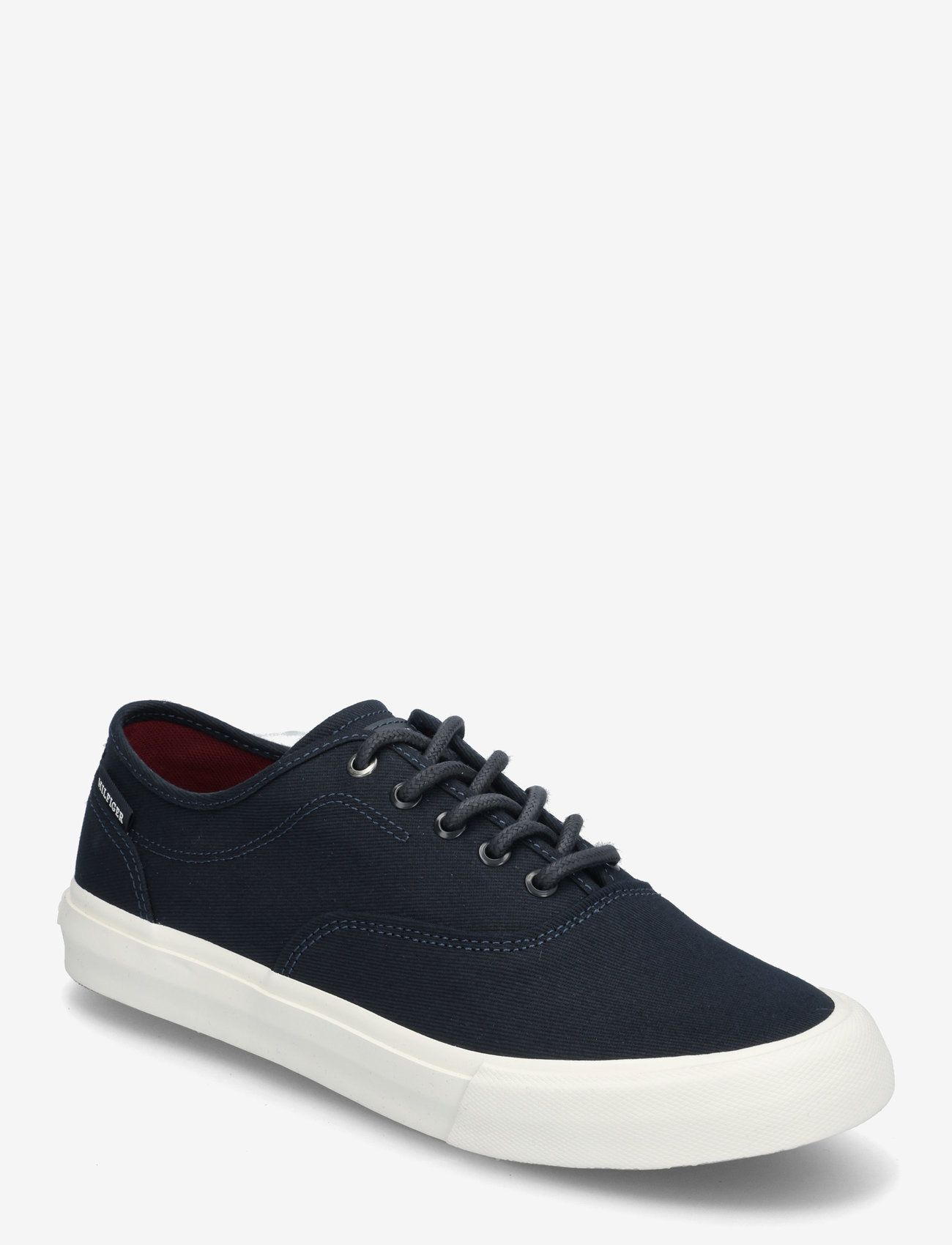 Tommy Hilfiger - TH HI VULC LOW OXFORD TWILL - lave sneakers - desert sky - 0