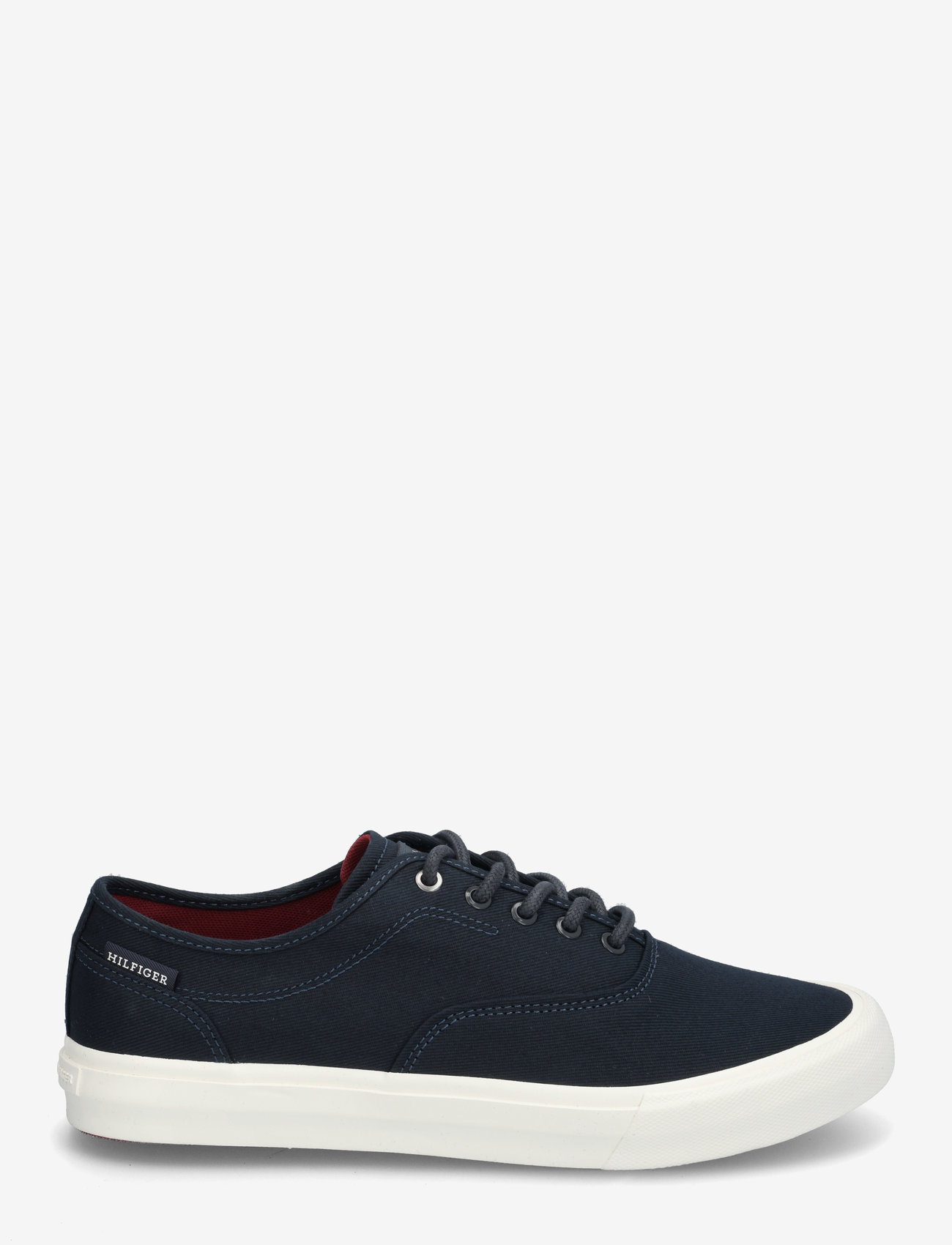 Tommy Hilfiger - TH HI VULC LOW OXFORD TWILL - lave sneakers - desert sky - 1