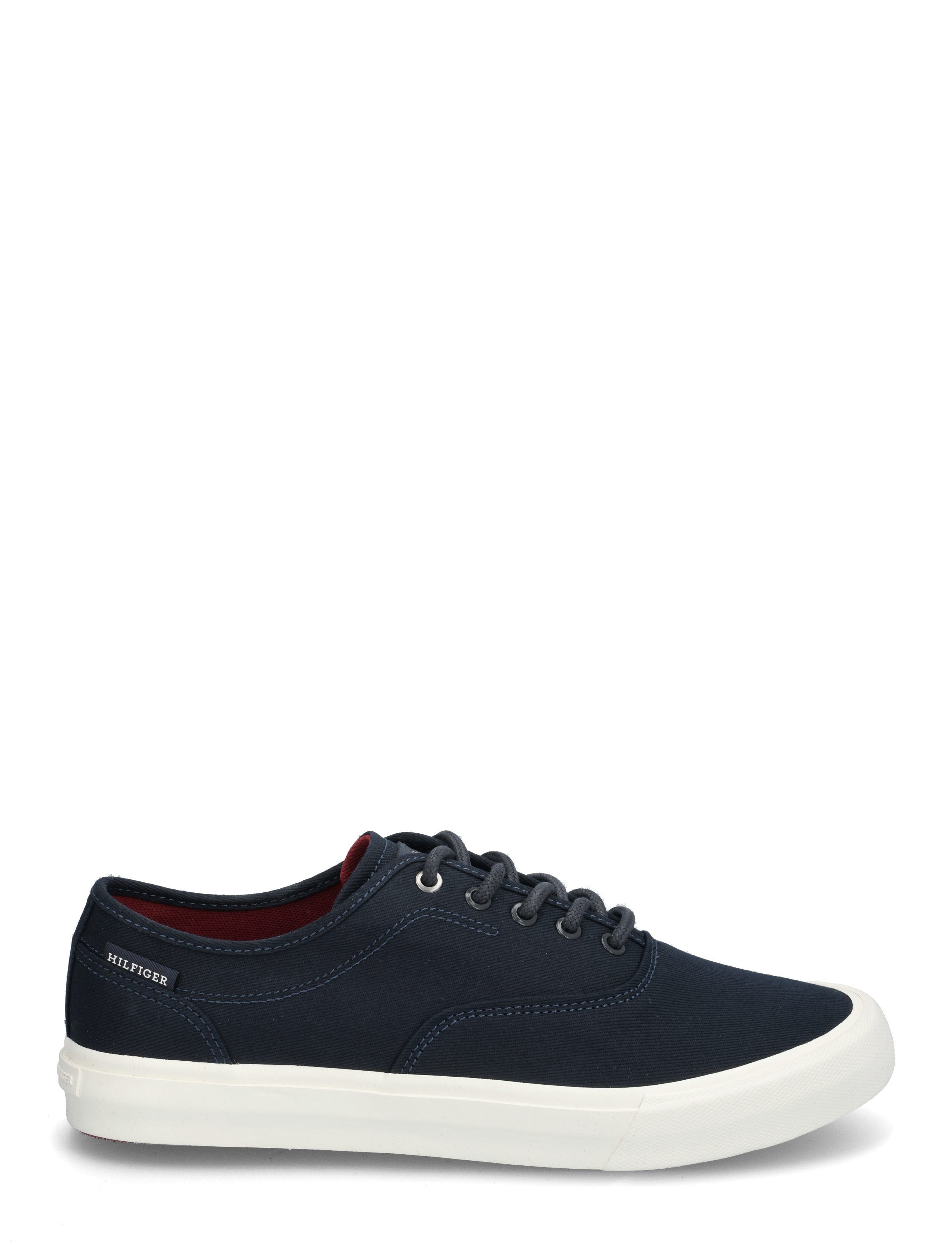 Tommy Hilfiger - TH HI VULC LOW OXFORD TWILL - låga sneakers - desert sky - 1