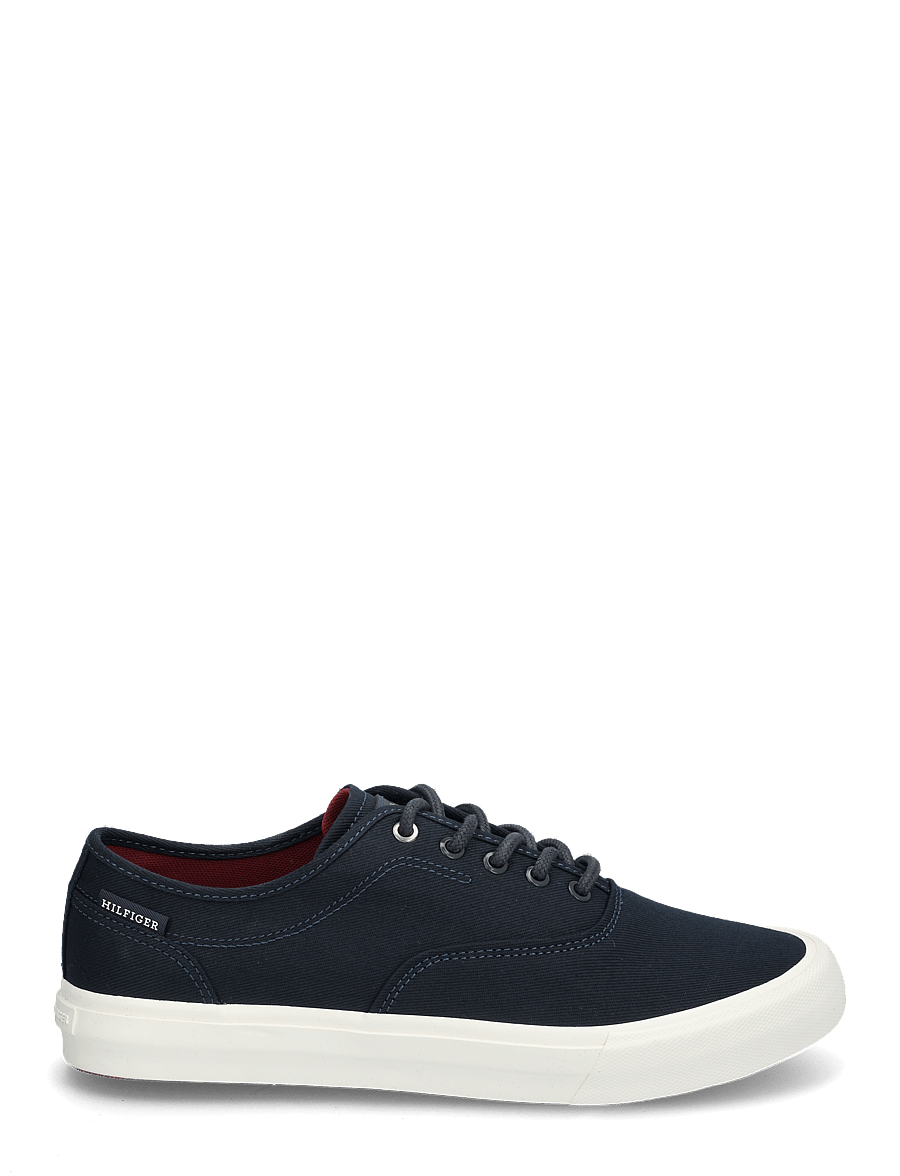 Tommy Hilfiger - TH HI VULC LOW OXFORD TWILL - laag sneakers - desert sky - 1