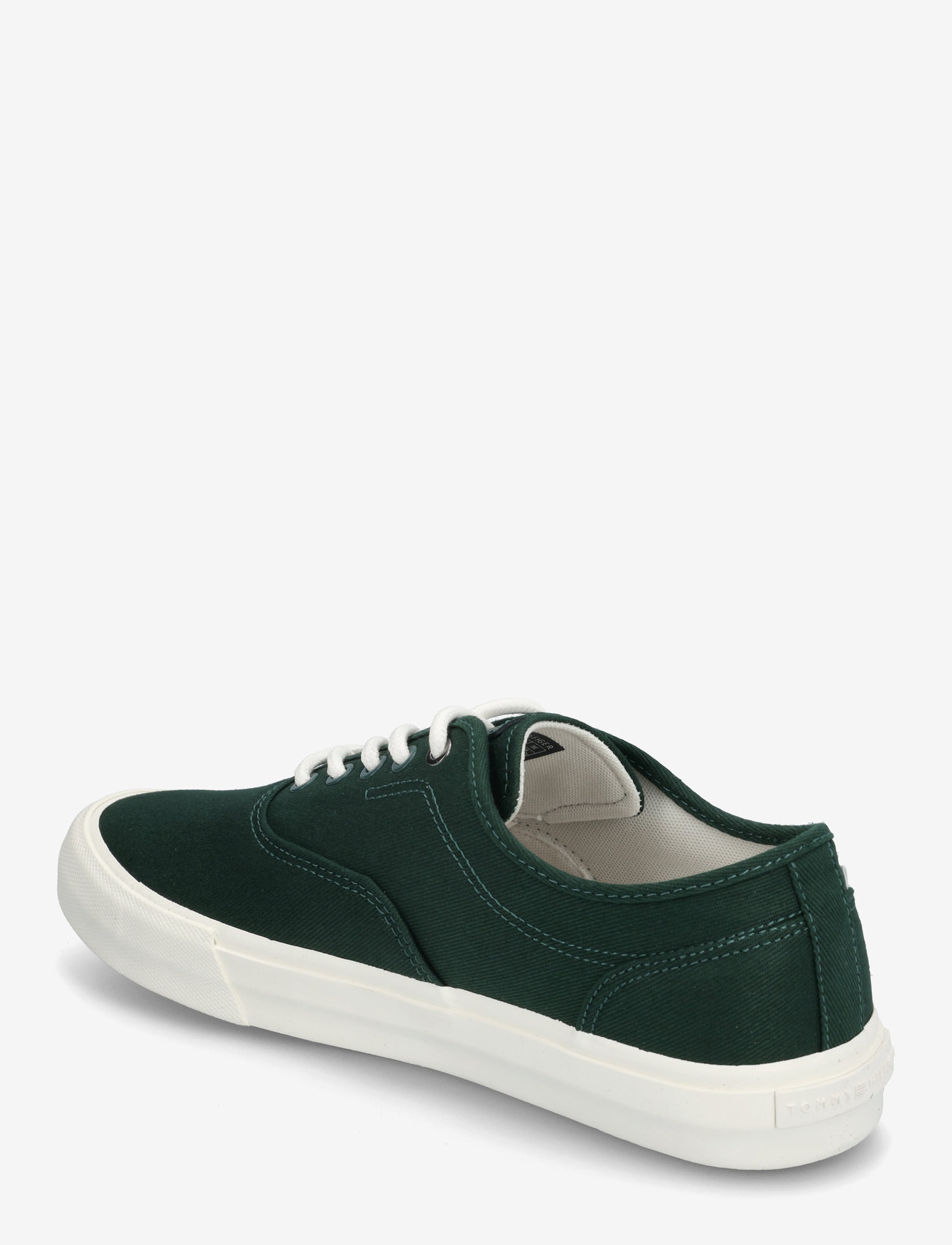 Tommy Hilfiger - TH HI VULC LOW OXFORD TWILL - lave sneakers - hunter - 2