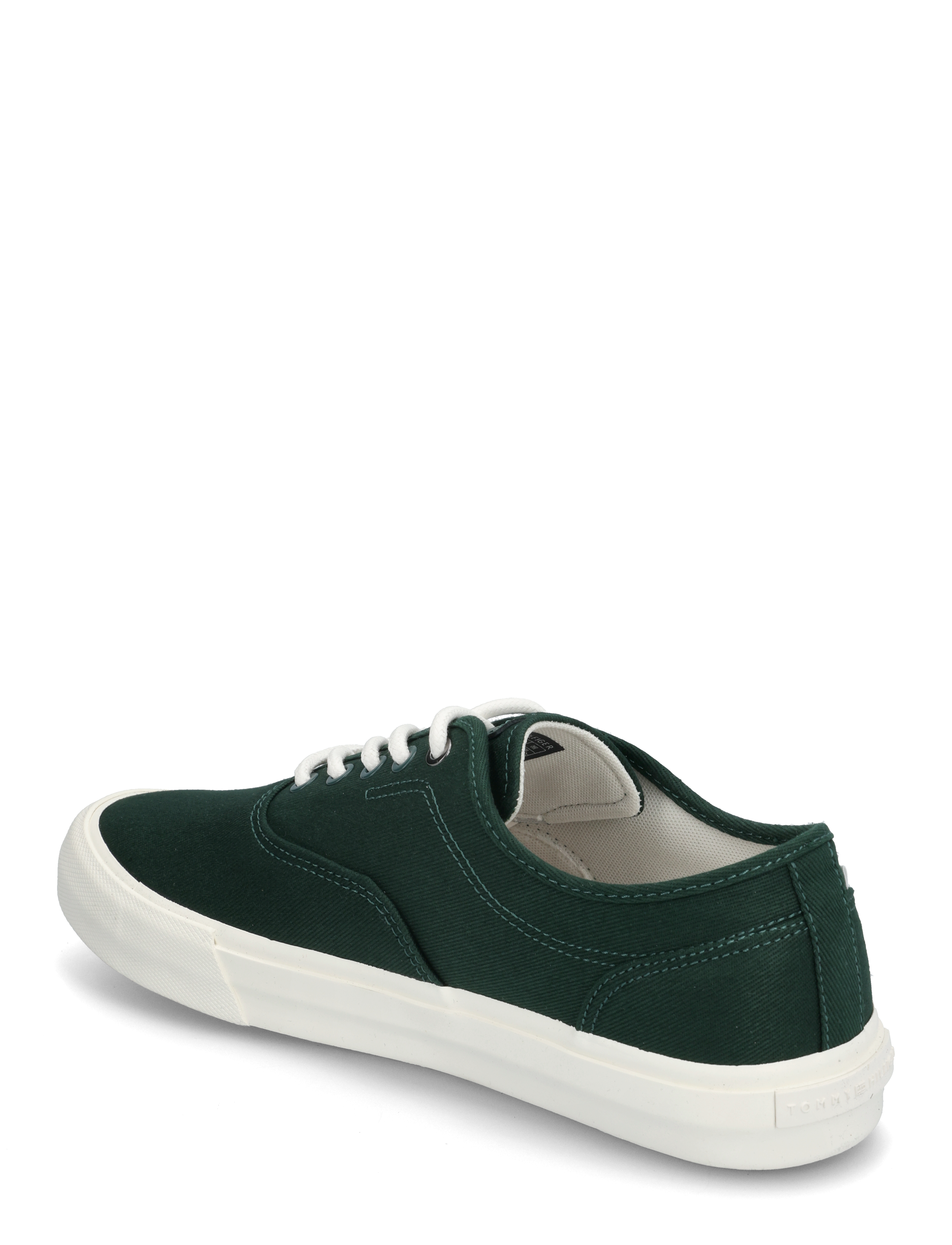 Tommy Hilfiger - TH HI VULC LOW OXFORD TWILL - niedriger schnitt - hunter - 2