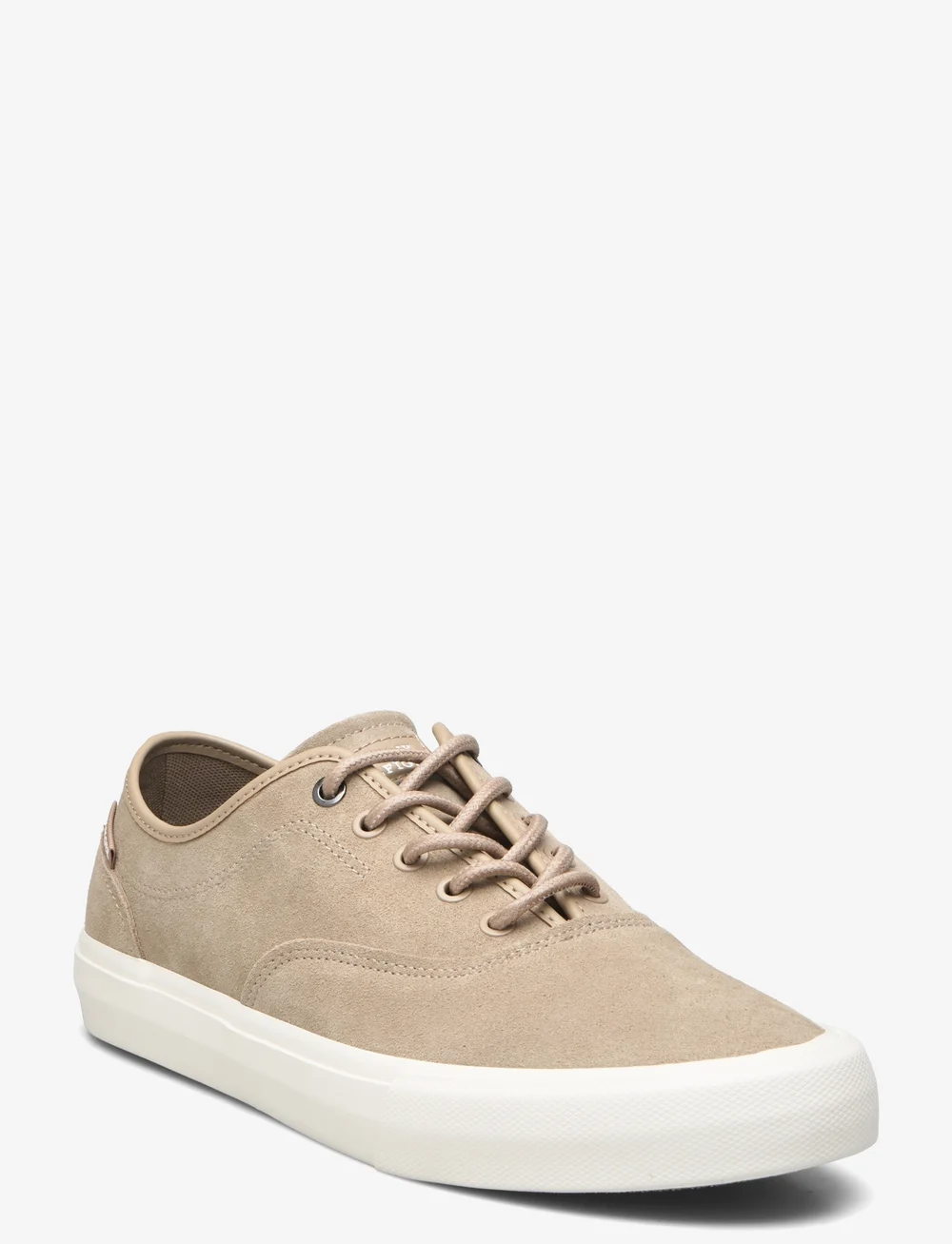 Tommy Hilfiger - TH HI VULC LOW OXFORD SUEDE - lave sneakers - beige - 0