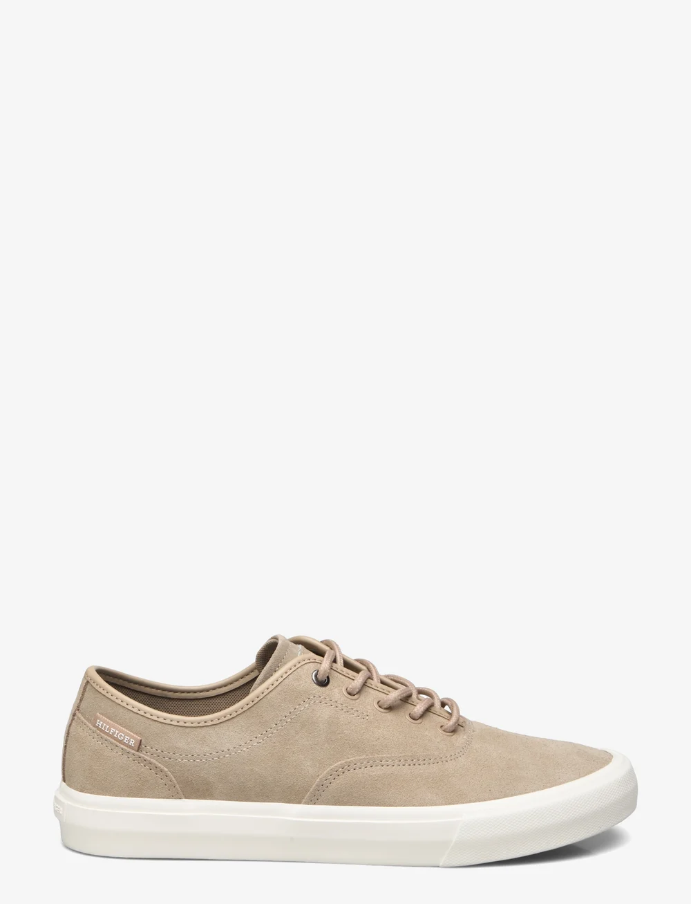 Tommy Hilfiger - TH HI VULC LOW OXFORD SUEDE - lave sneakers - beige - 1