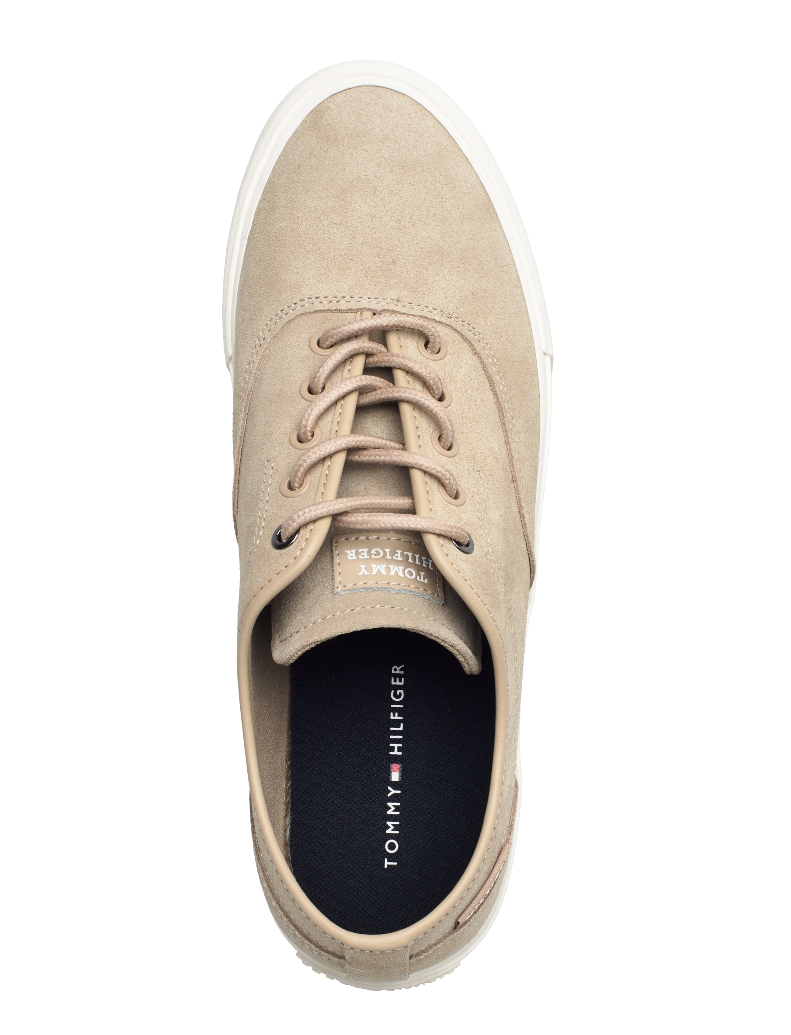 Tommy Hilfiger - TH HI VULC LOW OXFORD SUEDE - beige - 3