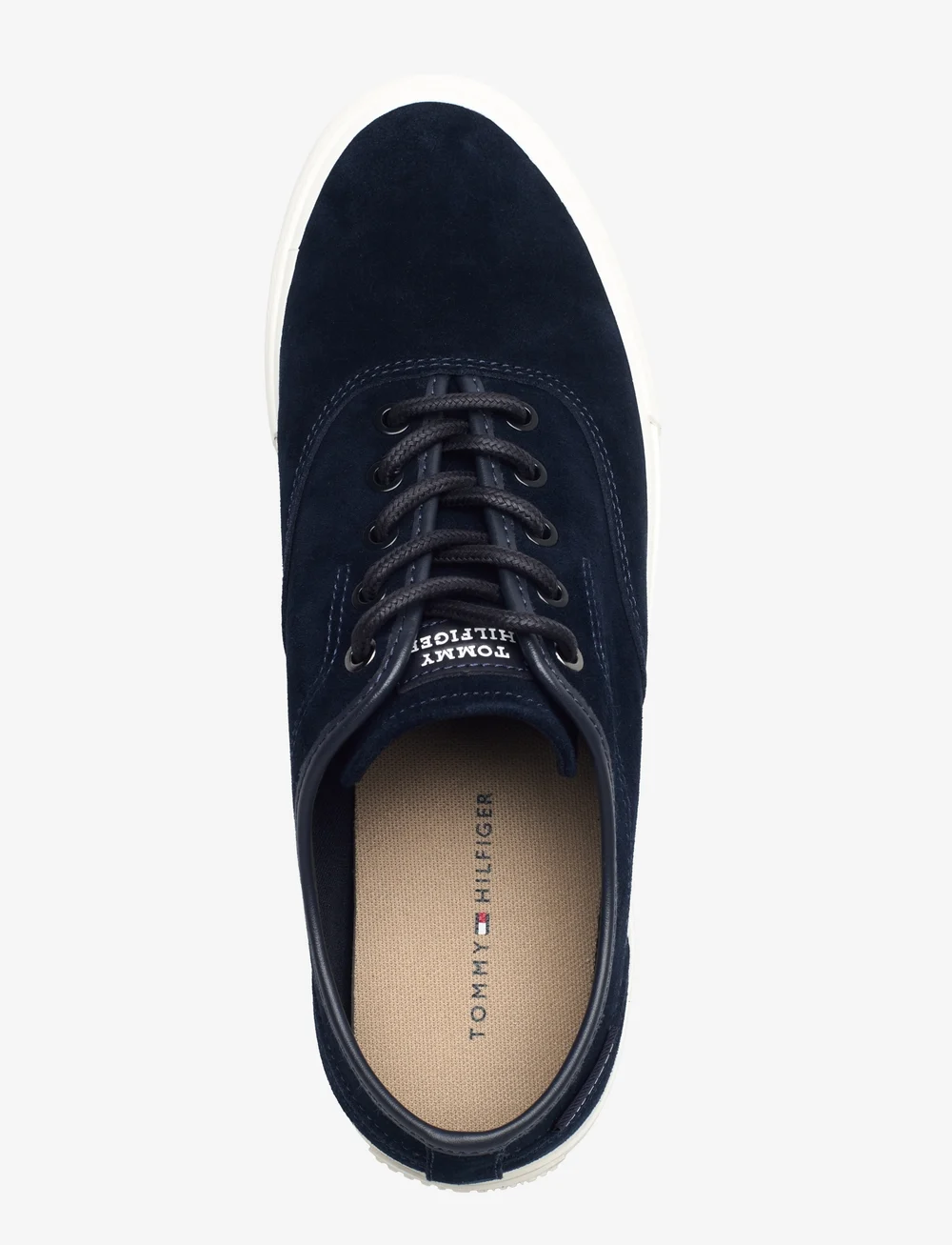 Tommy Hilfiger - TH HI VULC LOW OXFORD SUEDE - låga sneakers - desert sky - 3