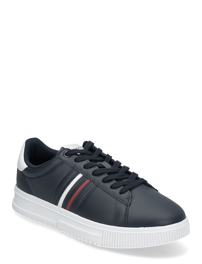 Tommy Hilfiger - MODERN CUPSOLE STRIPES LTH - niedriger schnitt - desert sky - 0