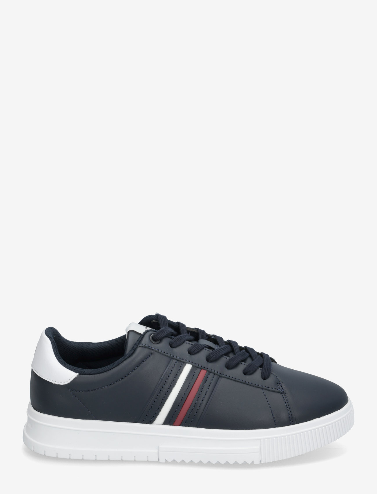 Tommy Hilfiger - MODERN CUPSOLE STRIPES LTH - lave sneakers - desert sky - 1