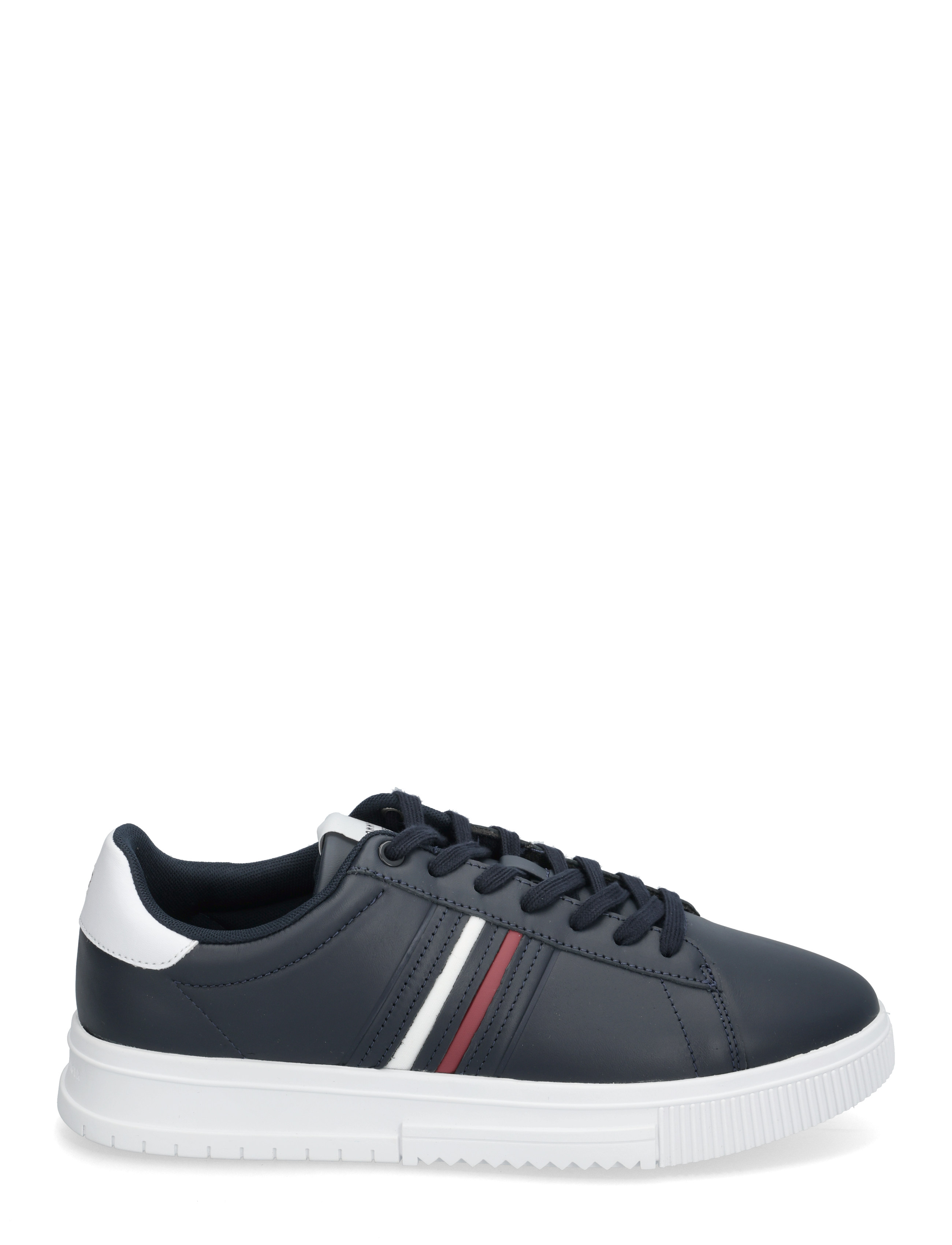 Tommy Hilfiger - MODERN CUPSOLE STRIPES LTH - madala säärega tossud - desert sky - 1