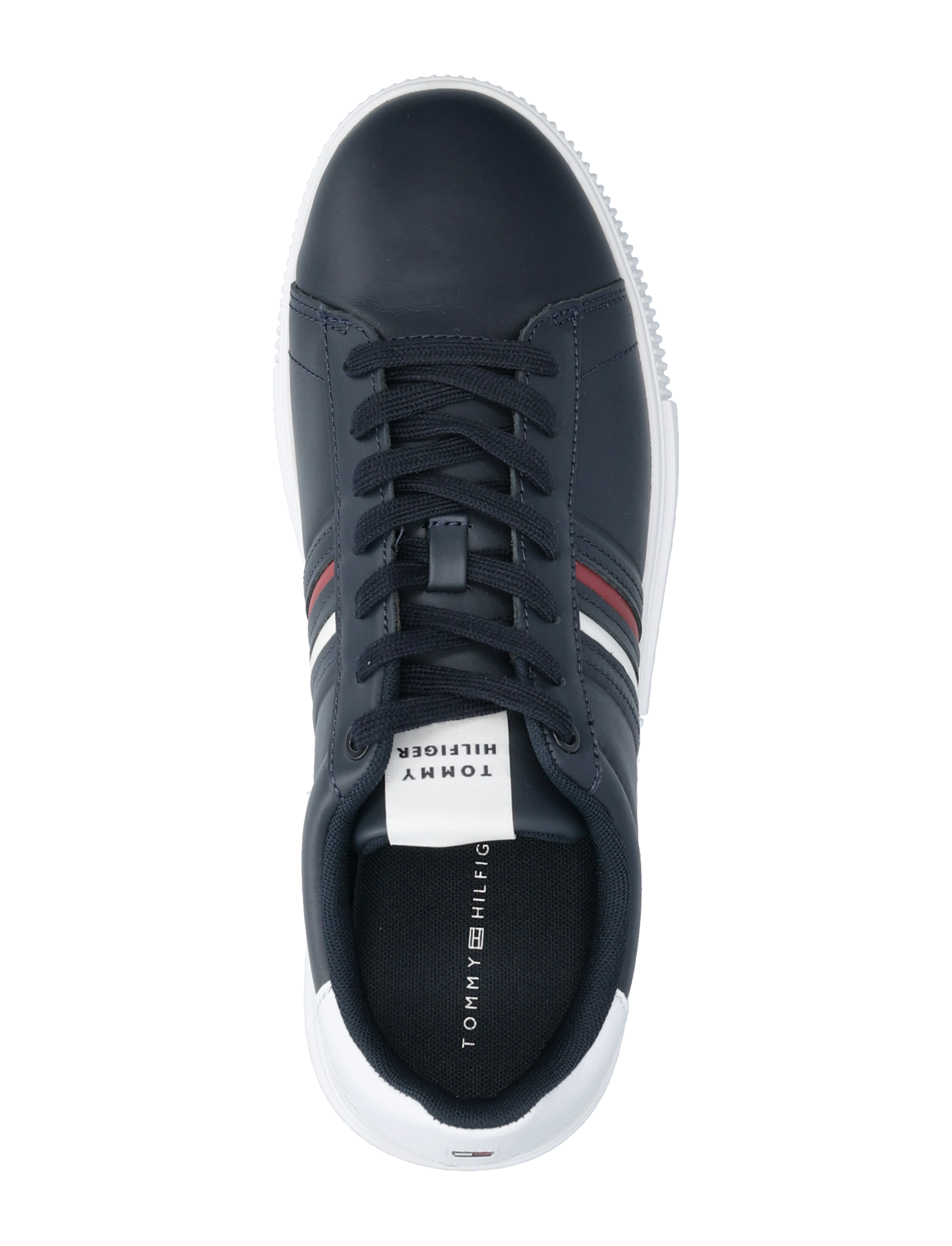 Tommy Hilfiger - MODERN CUPSOLE STRIPES LTH - madala säärega tossud - desert sky - 3